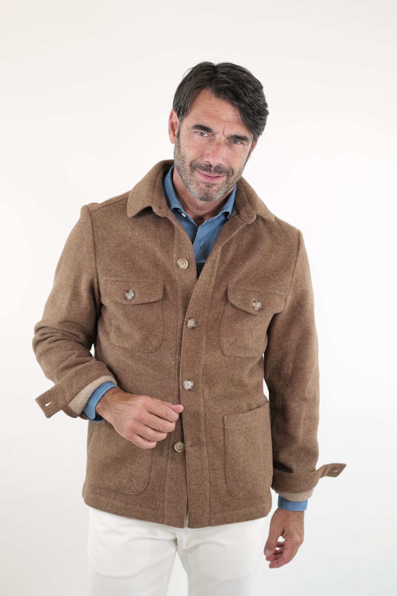 Overshirt Marrone