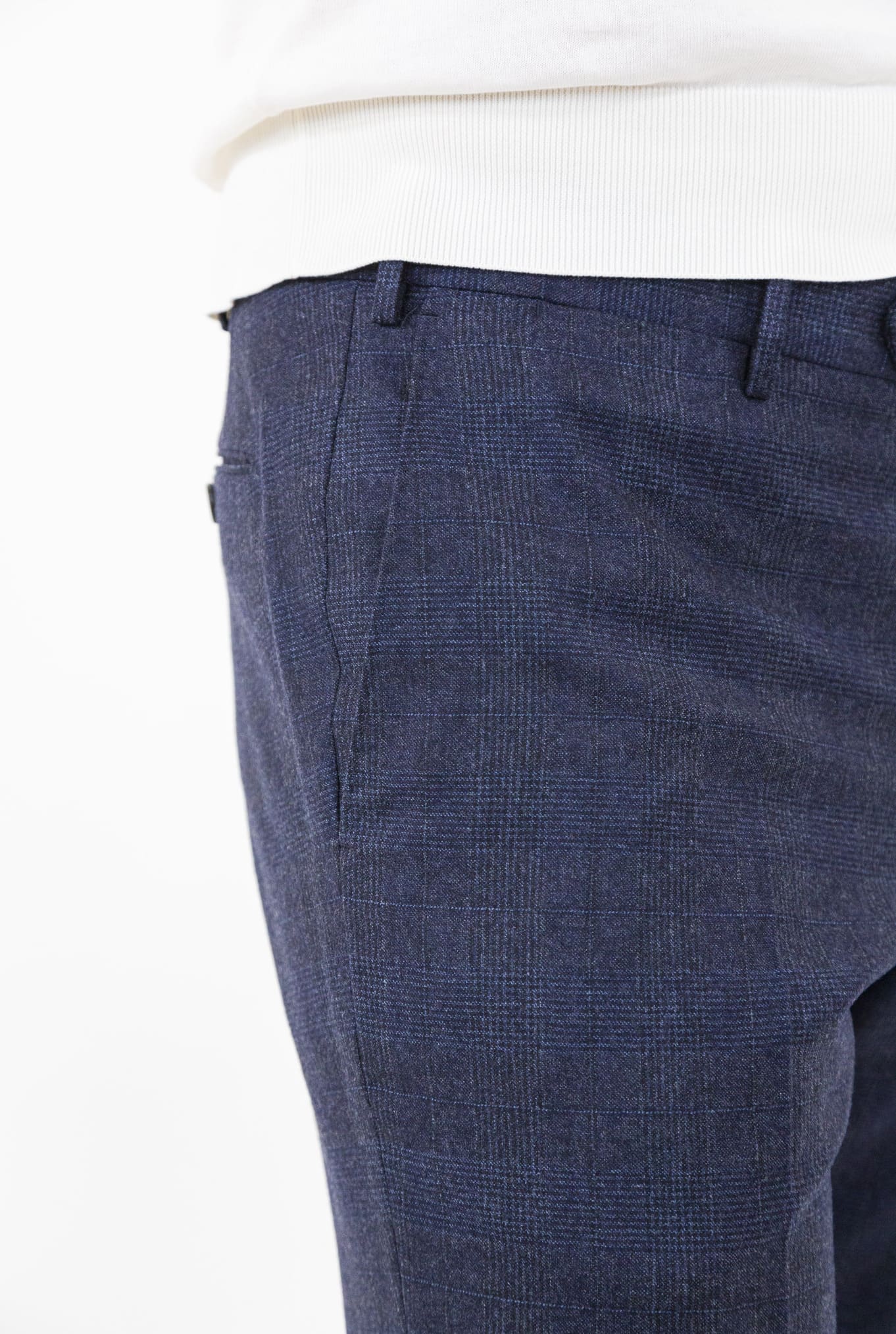 Blue Prince of Wales Trousers