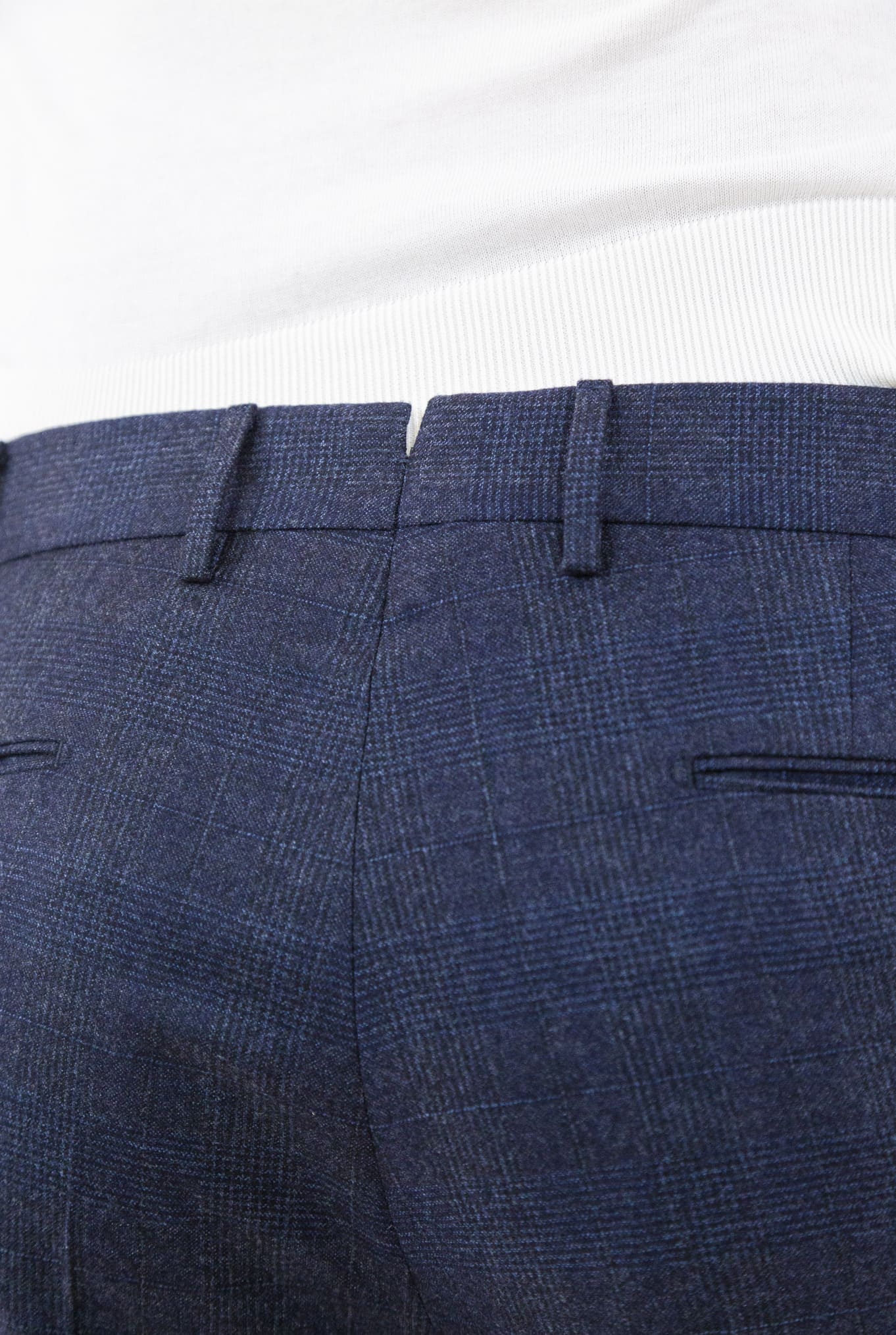 Blue Prince of Wales Trousers