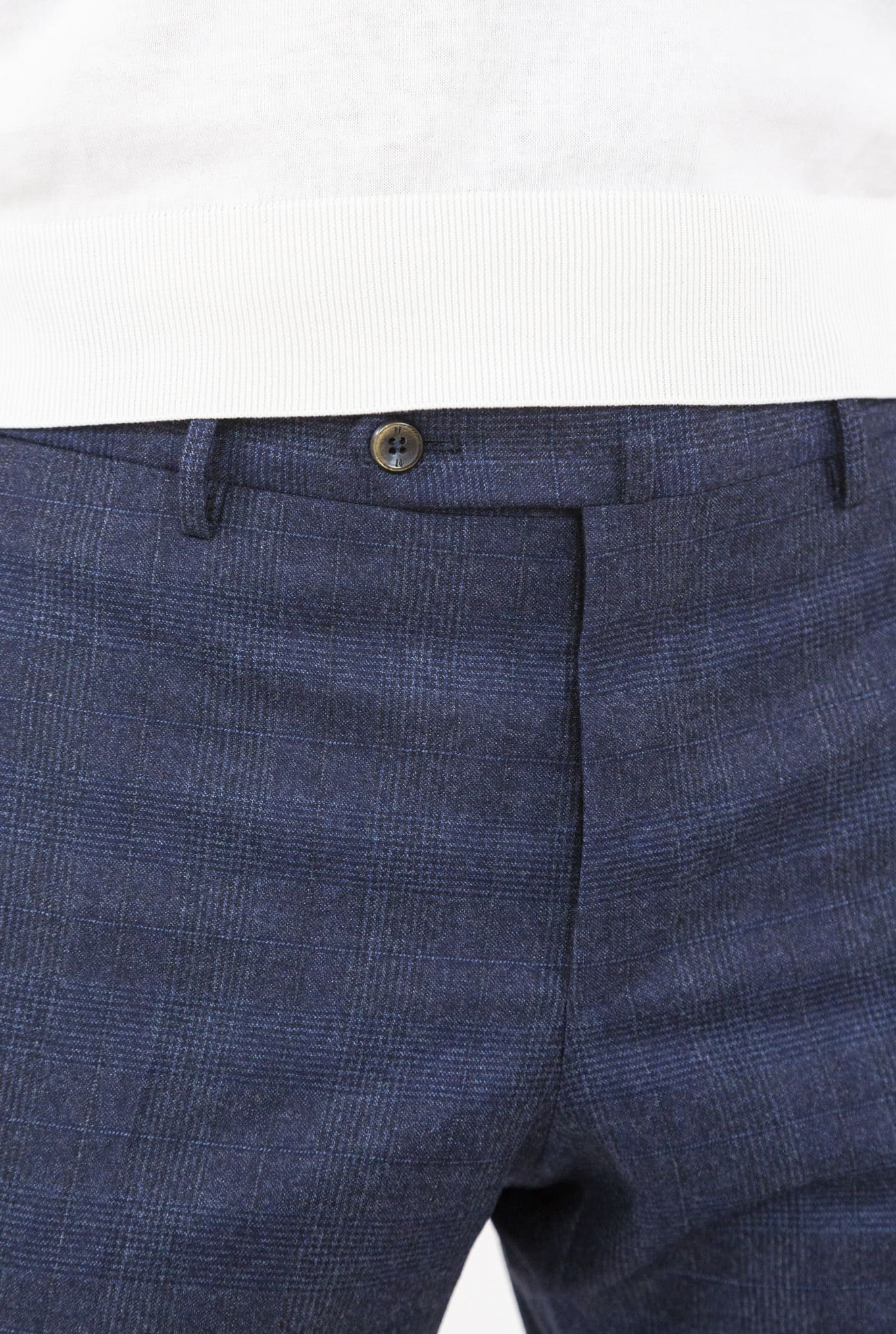 Blue Prince of Wales Trousers