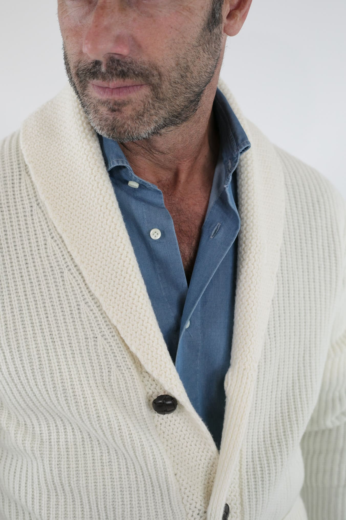 CARDIGAN mod.Renegade Steve McQueen '68 col. Bianco