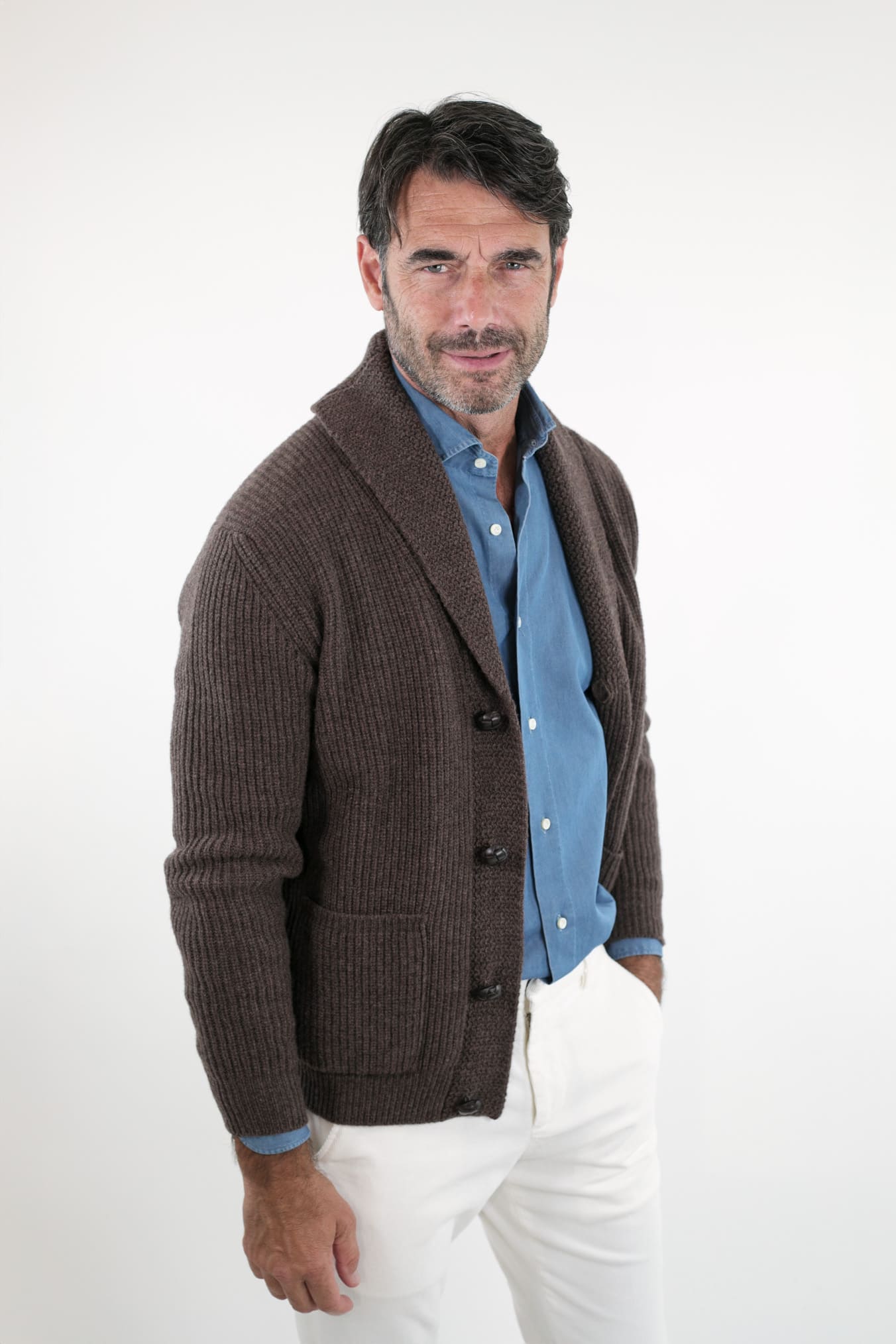 CARDIGAN mod.Renegade Steve McQueen '68 col. Cioccolato