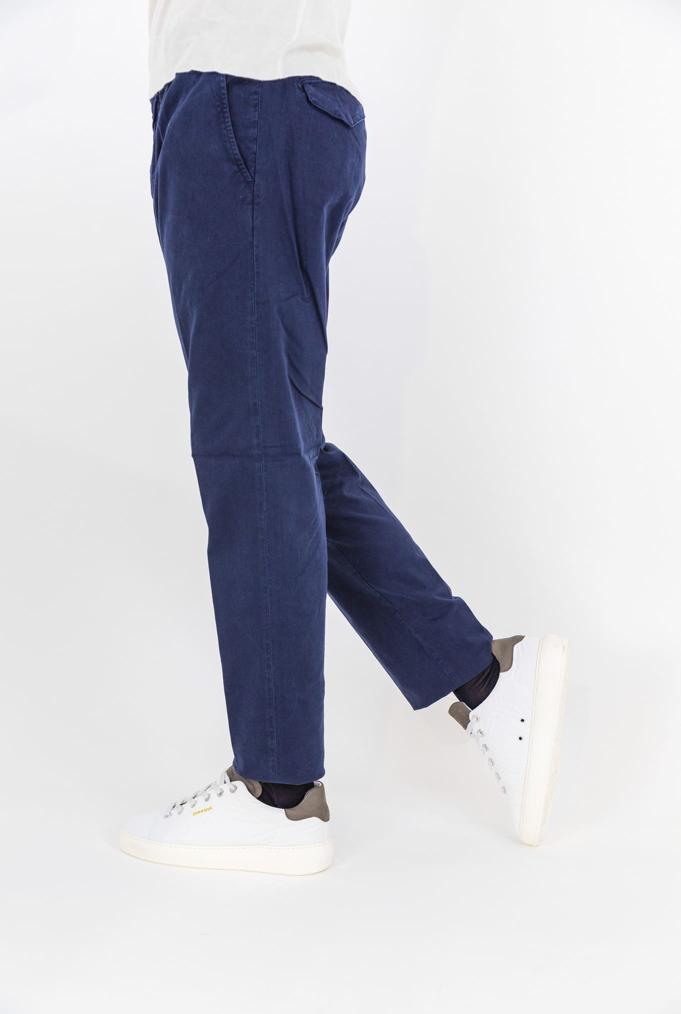 Pantaloni Chino Blu Royal