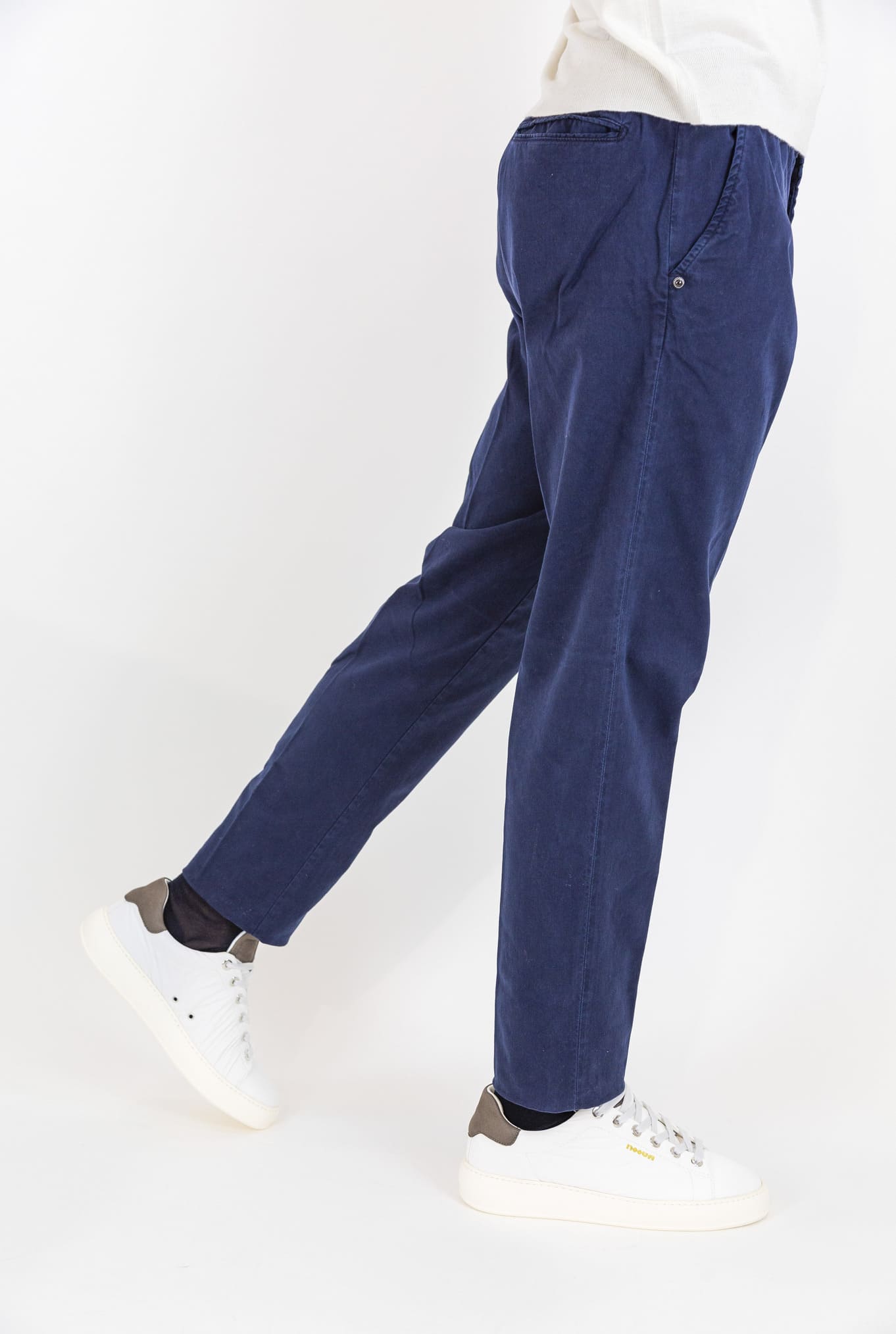 Pantaloni Chino Blu Royal