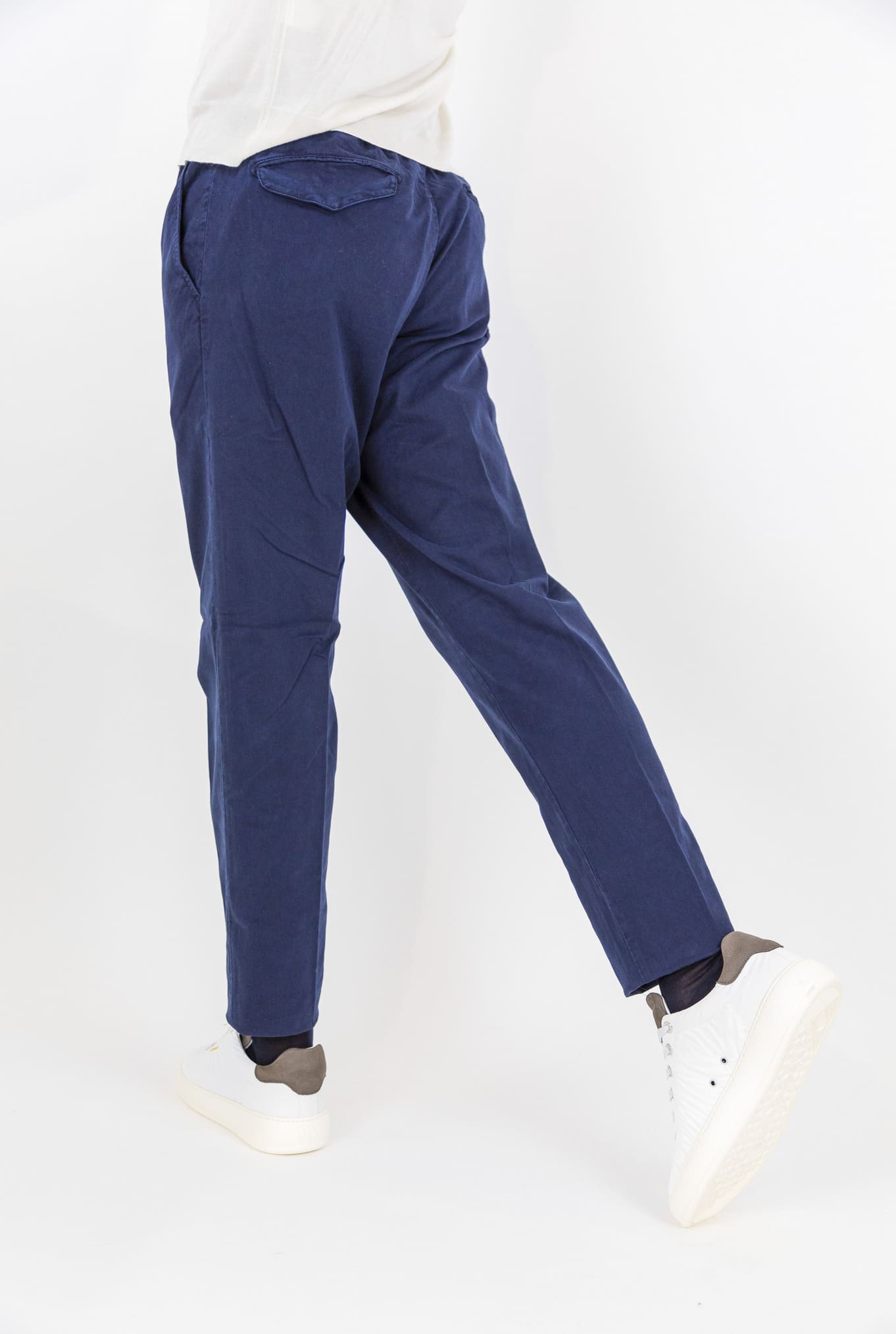 Pantaloni Chino Blu Royal