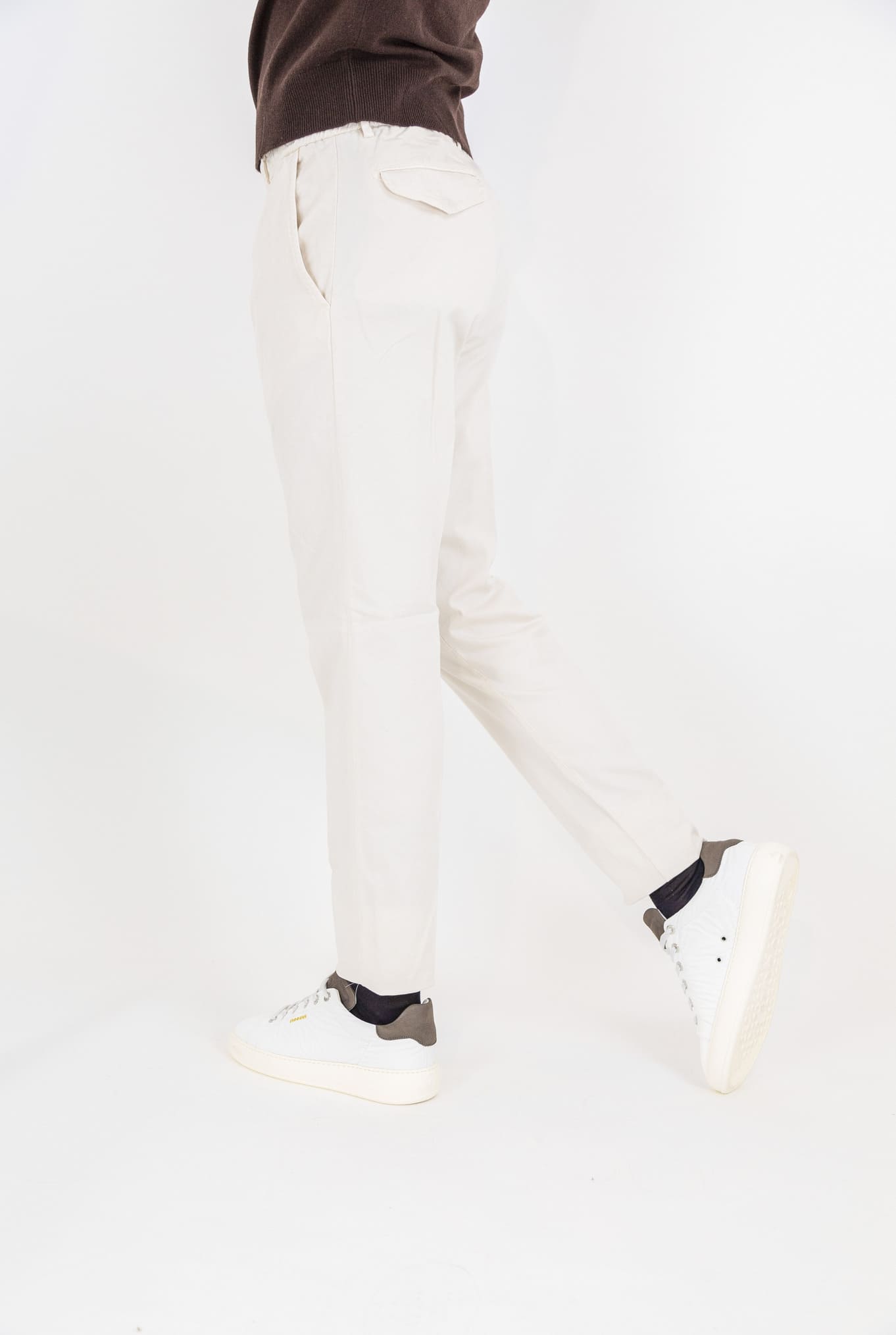 Pantaloni Chino Bianco