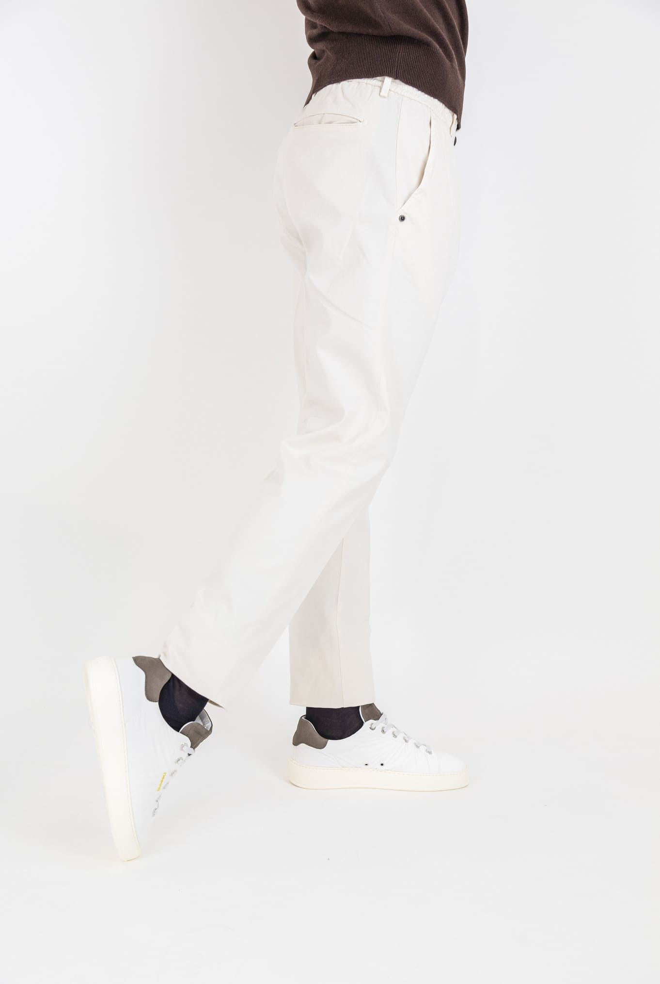 Pantaloni Chino Bianco