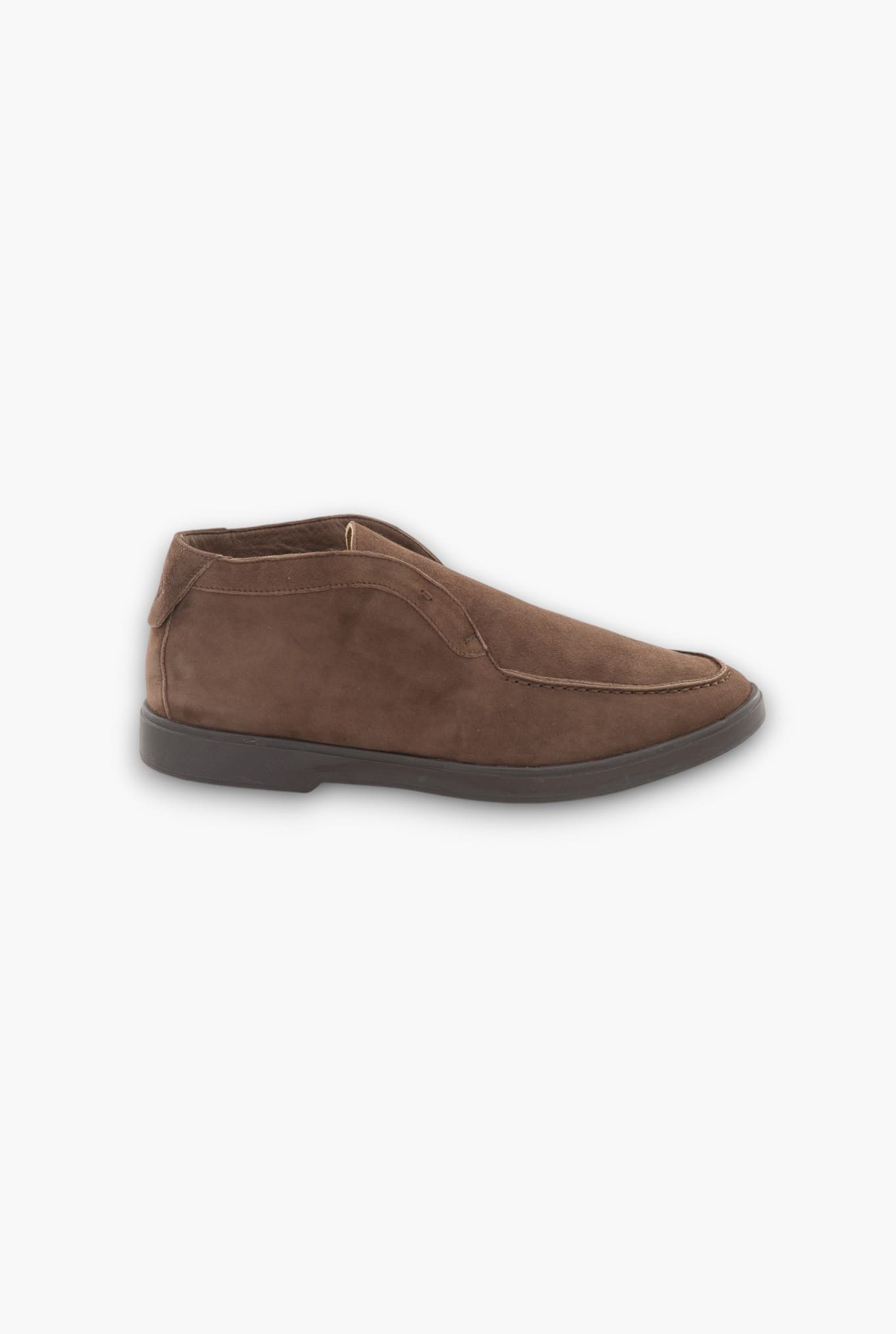 ANDREA VENTURA Polacchine "GMT Nuvolari" Slip On Suede Marrone