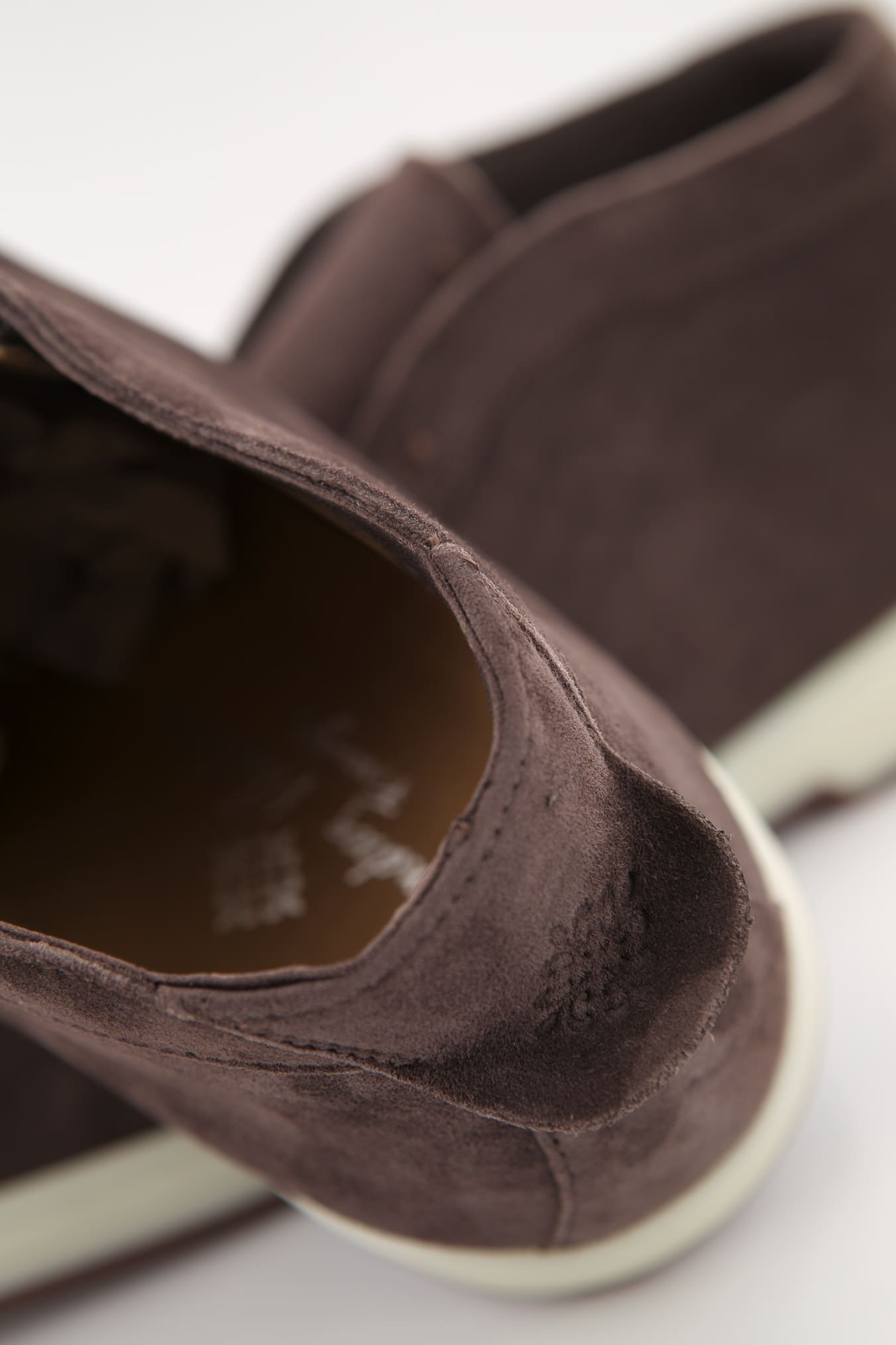 ANDREA VENTURA Polacchine "GMT Nuvolari" Slip On Suede Cioccolato