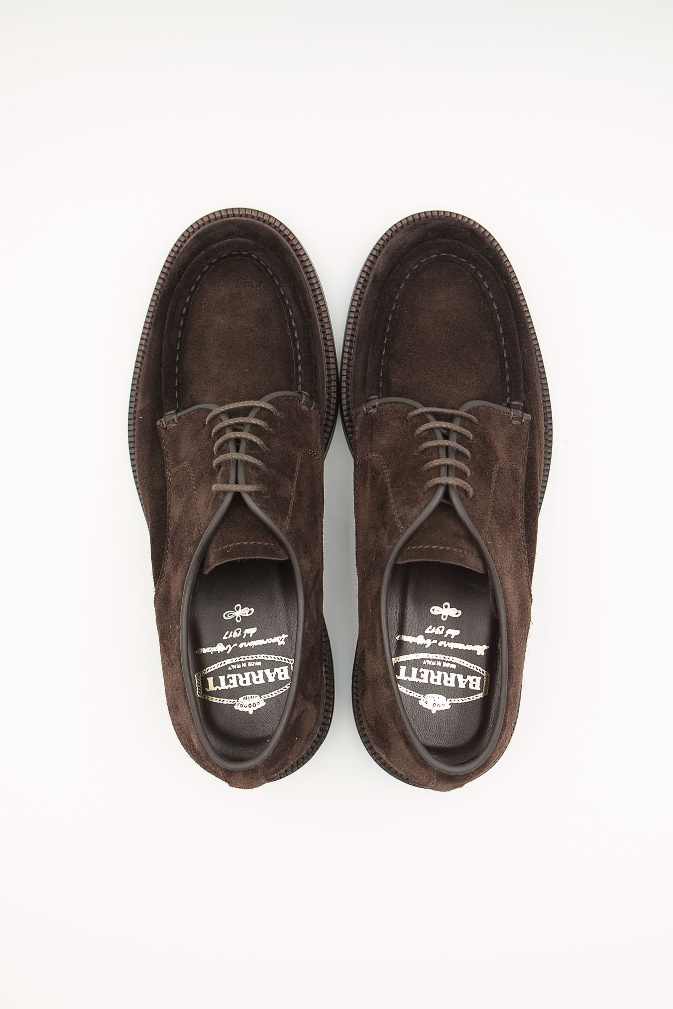 BARRETT Scarpe Derby Suede Testa di Moro