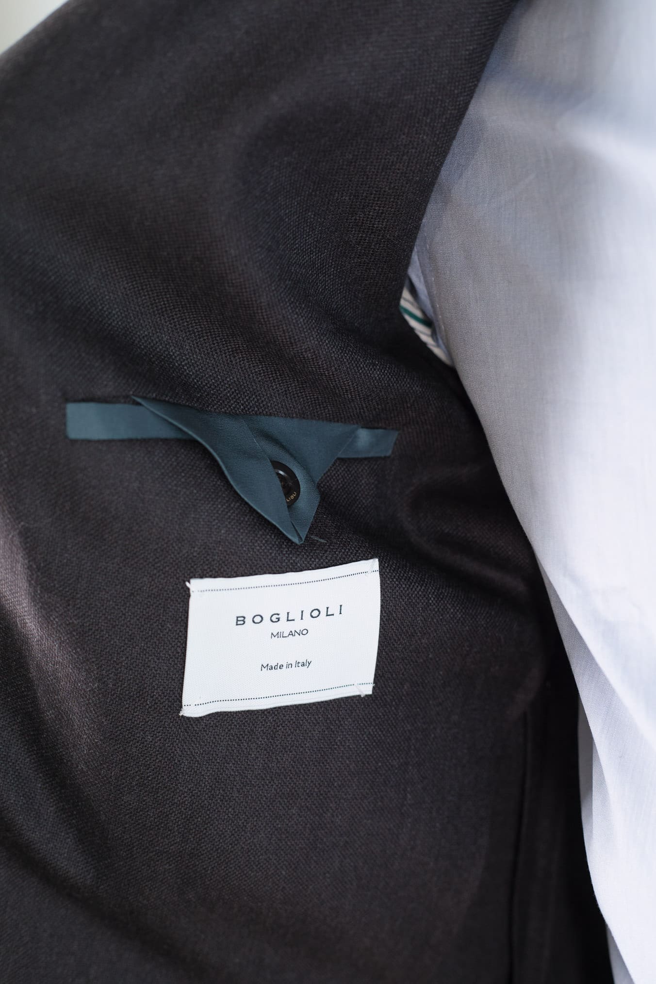 BOGLIOLI Giacca "K-Jacket" Hopsack Lana Testa Moro