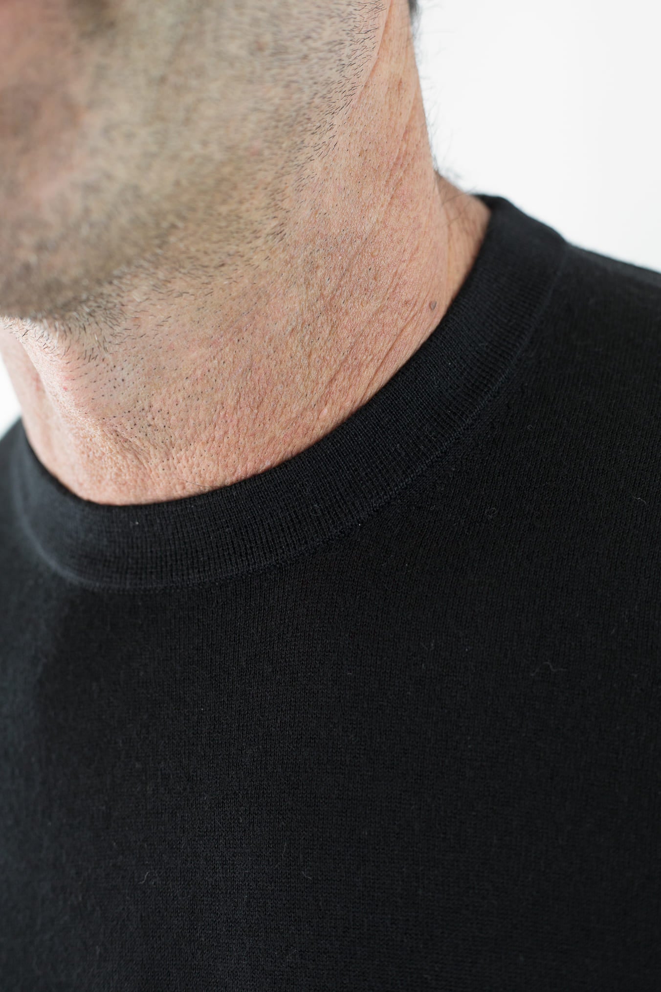 BRAMANI Girocollo Cashmere Seta Superlight Nero