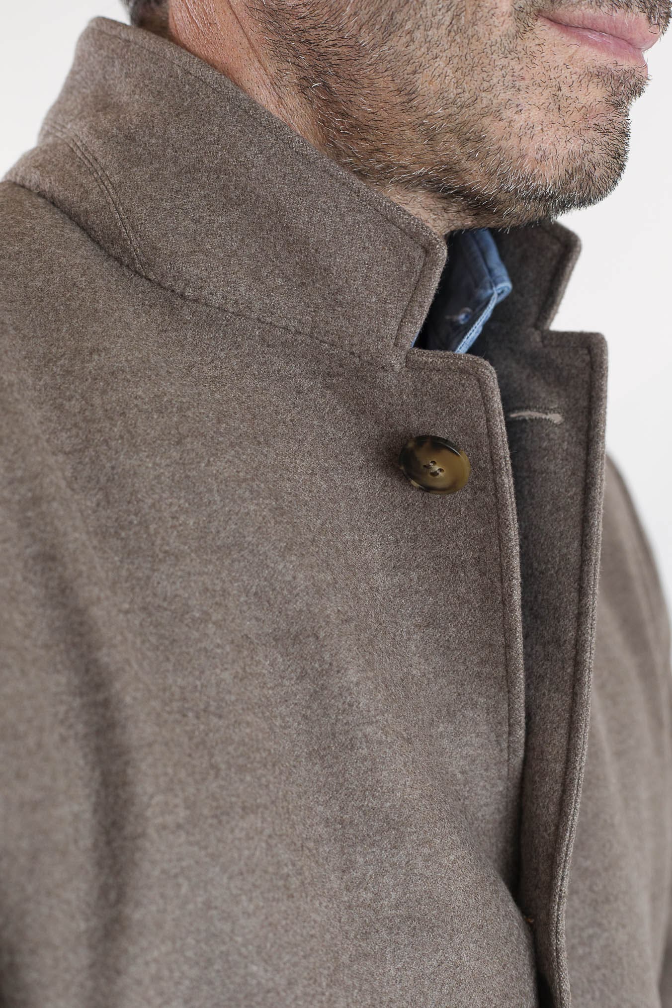 CANALI Giacca Sportiva Lana Double Tortora