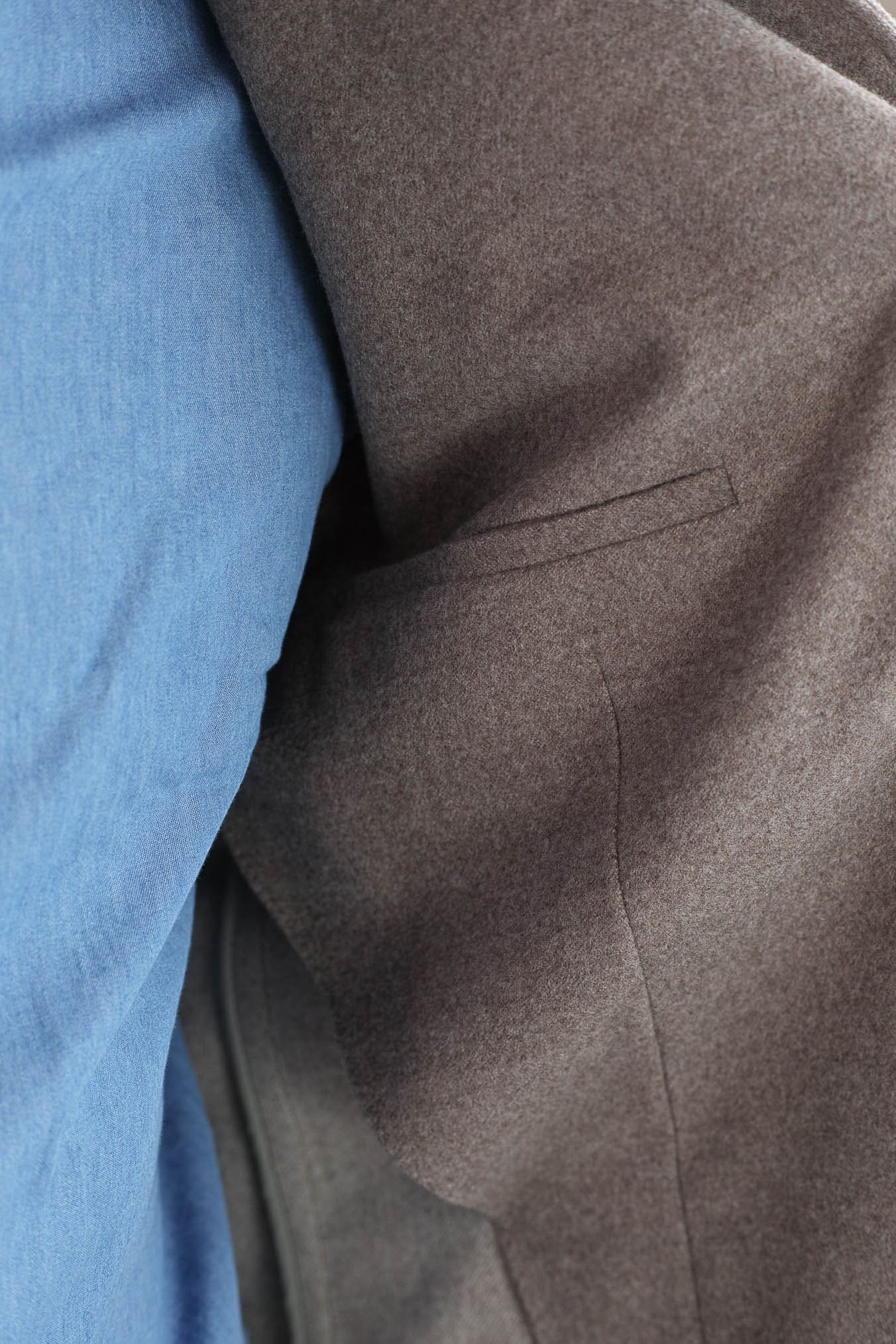 CANALI Giacca Sportiva Lana Double Tortora