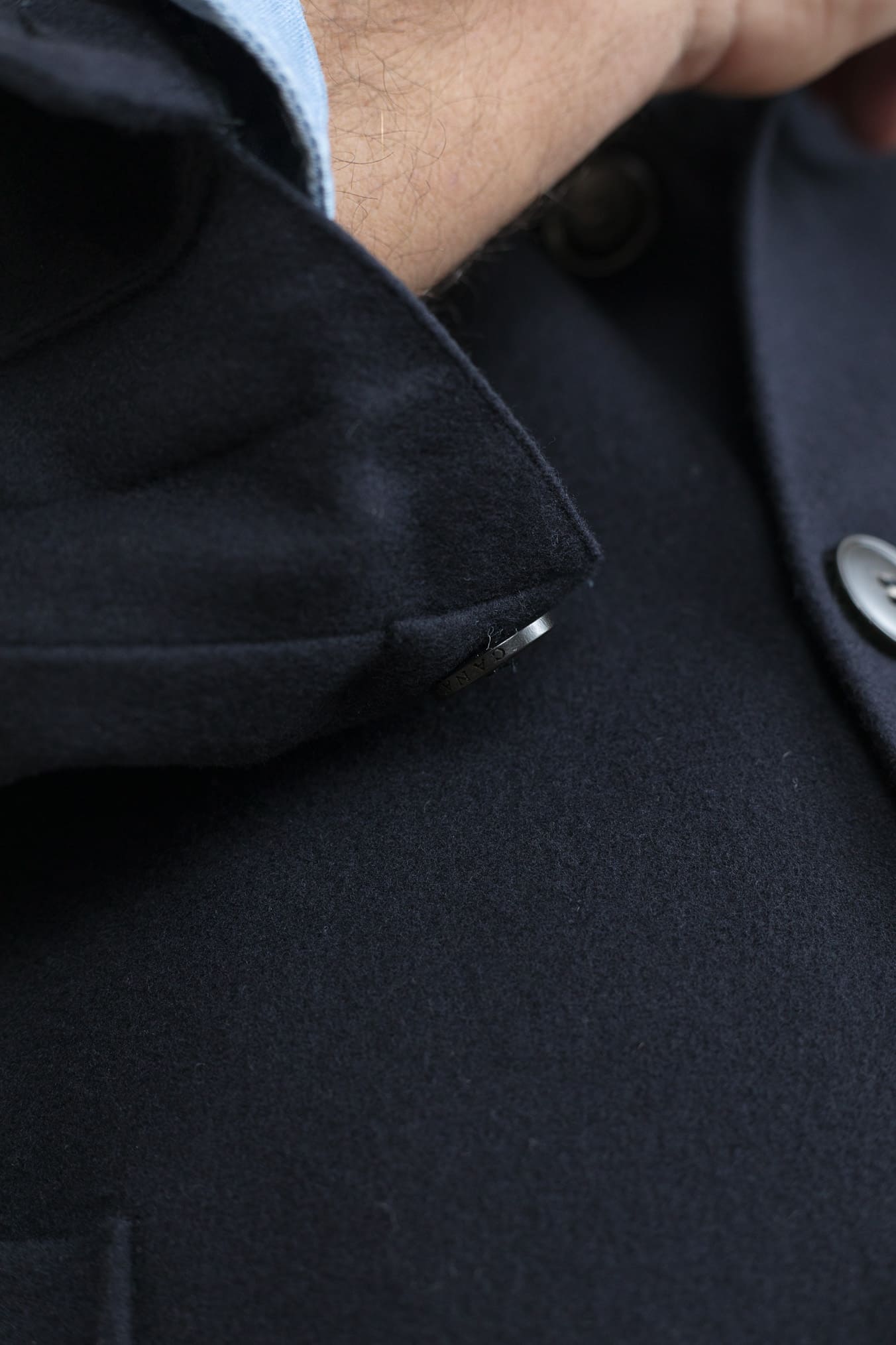 CANALI Giacca Sportiva Lana Double Blu