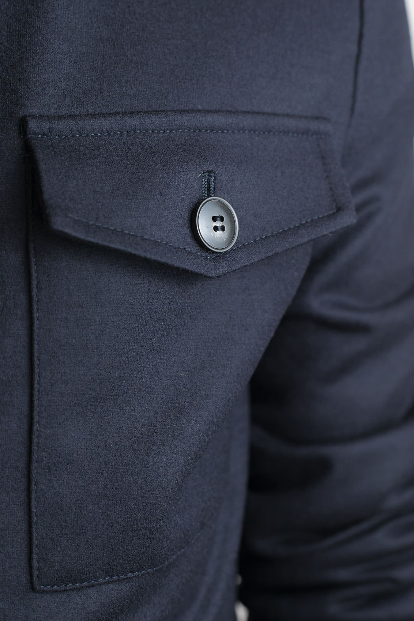 CANALI Overshirt Sfoderata Lana Blu