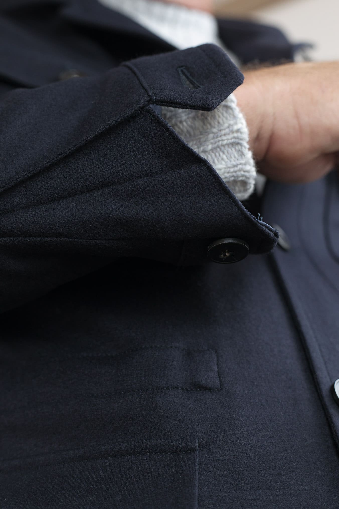 CANALI Overshirt Sfoderata Lana Blu