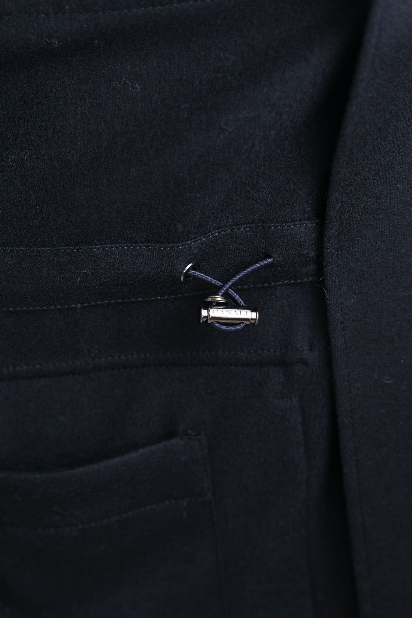 CANALI Overshirt Sfoderata Lana Blu