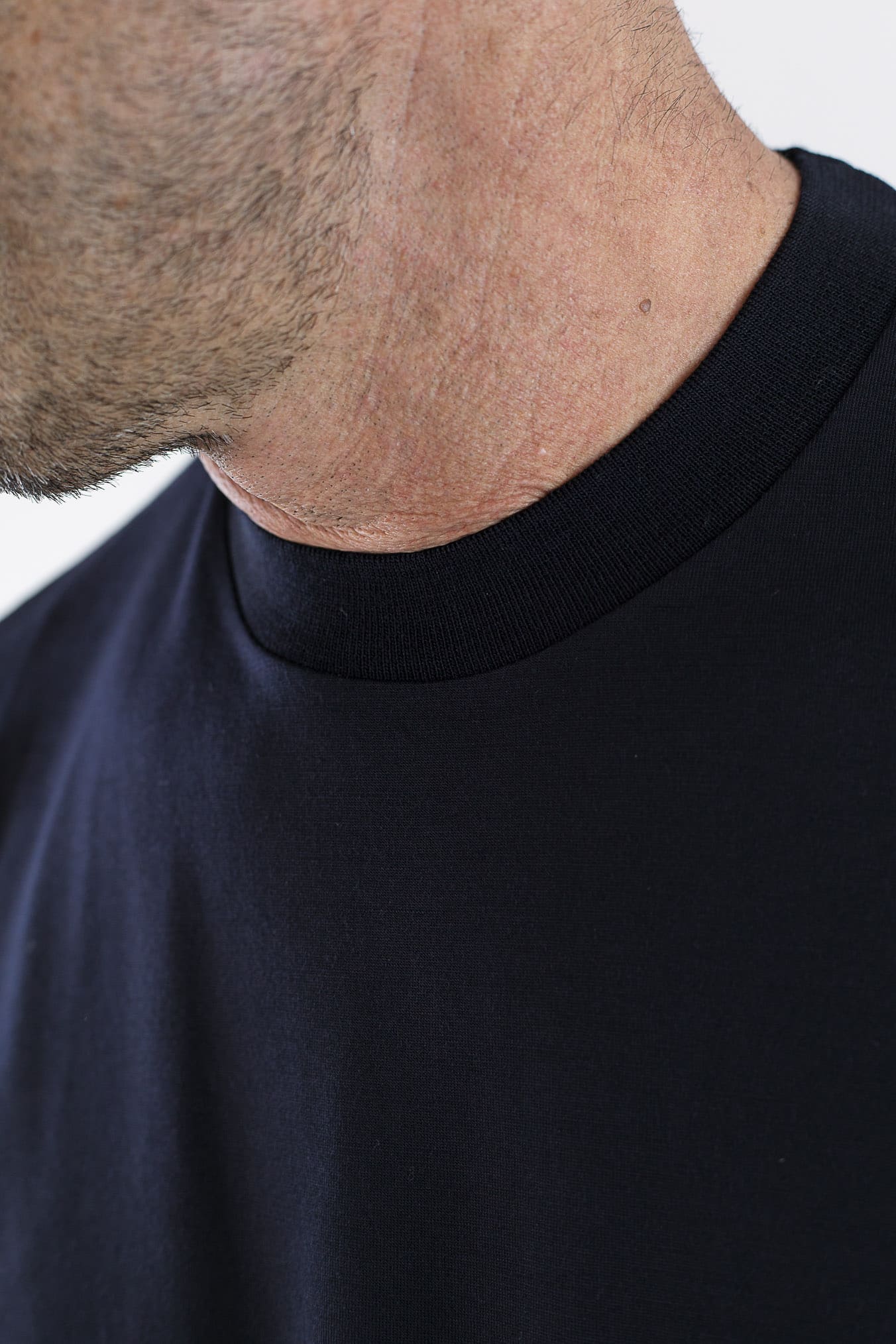 CANALI T-Shirt Impeccabile Lana Blu