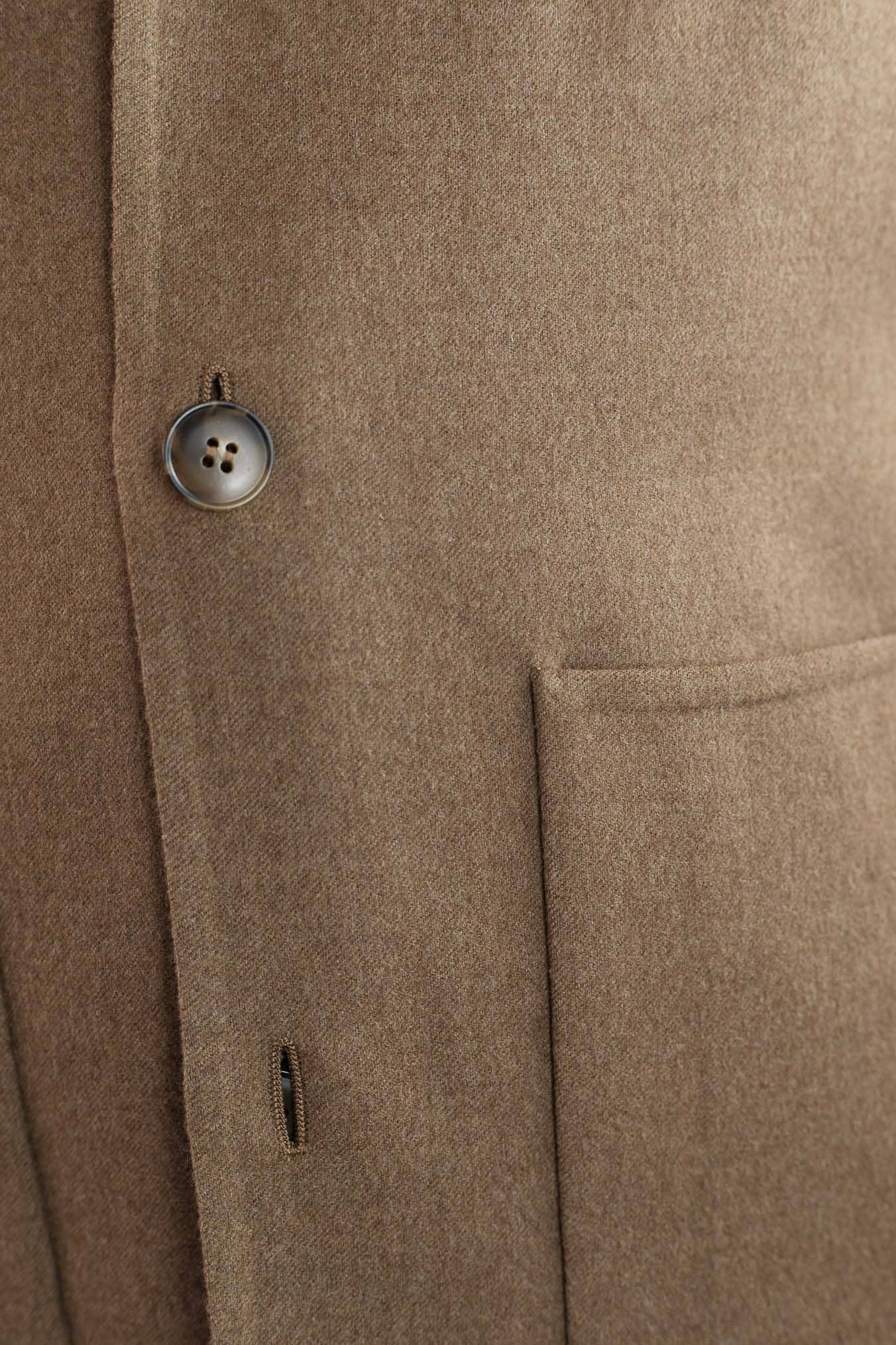 CANALI Overshirt Lana Double Tabacco