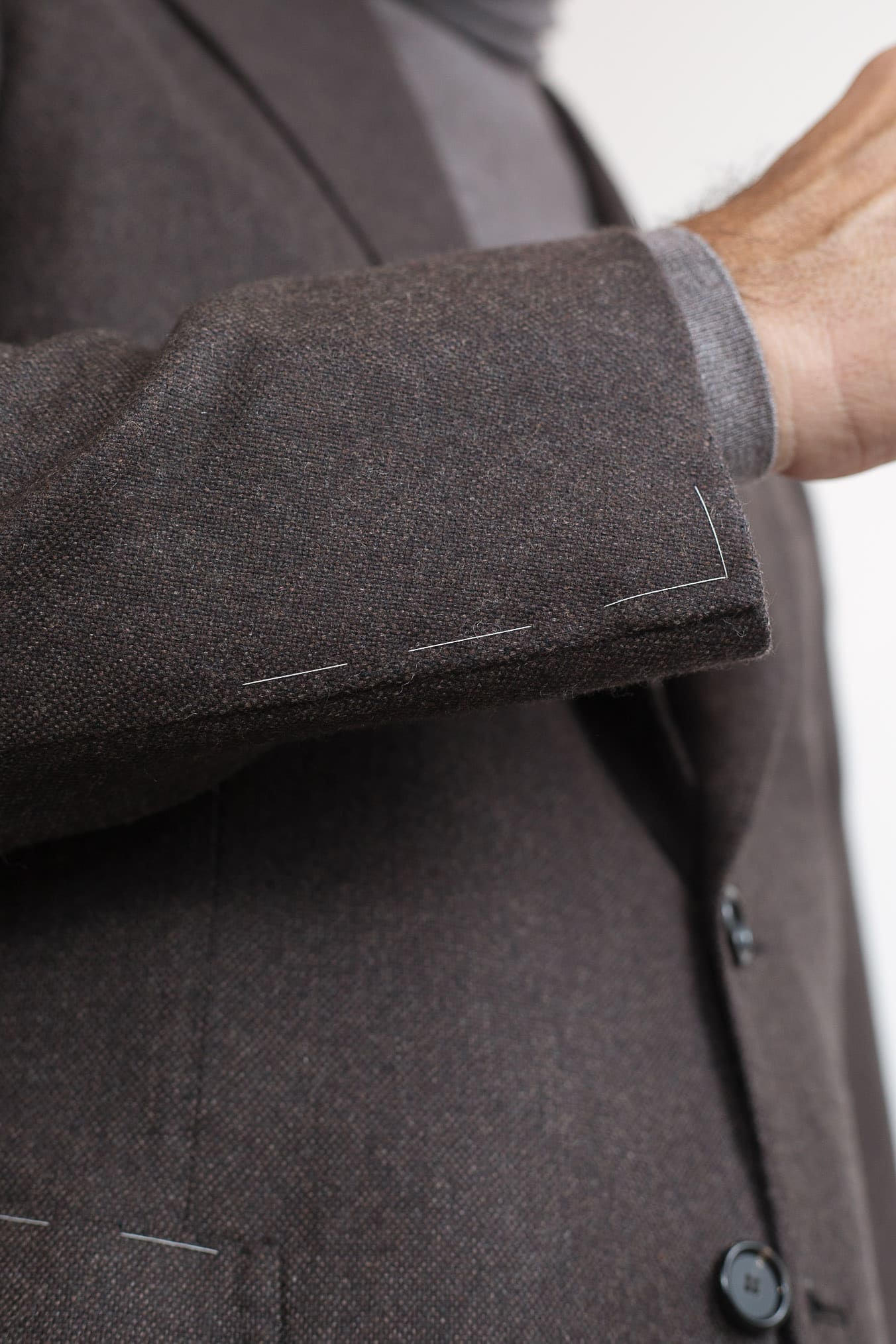 CESARE ATTOLINI Giacca Cashmere Testa di Moro