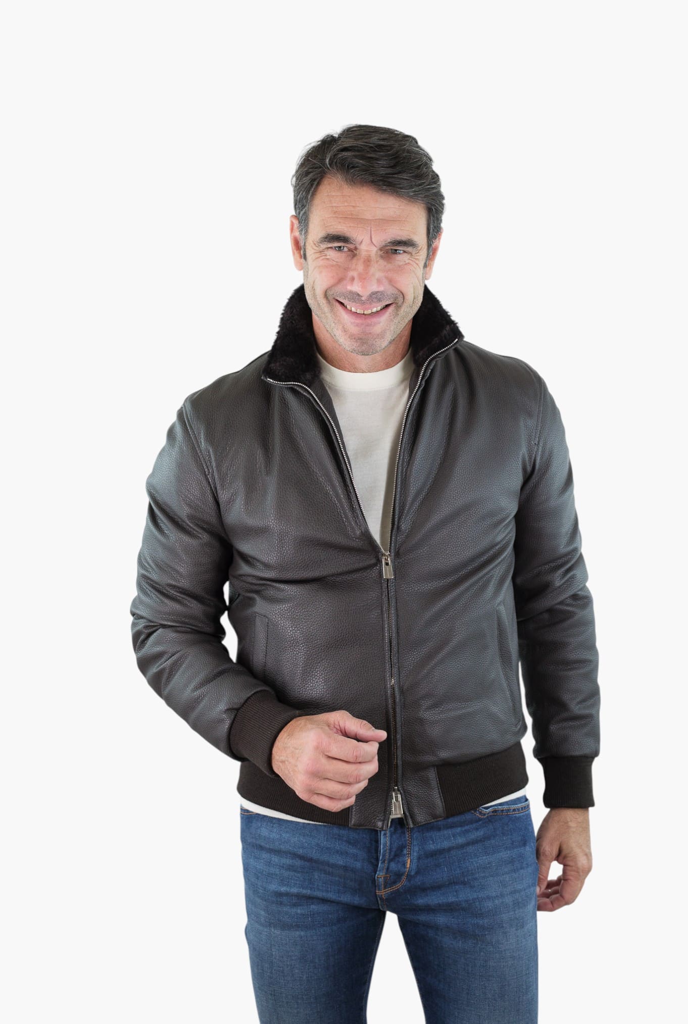 CONTRASTWAY Giubbino Cervo Imbottito Testa Moro