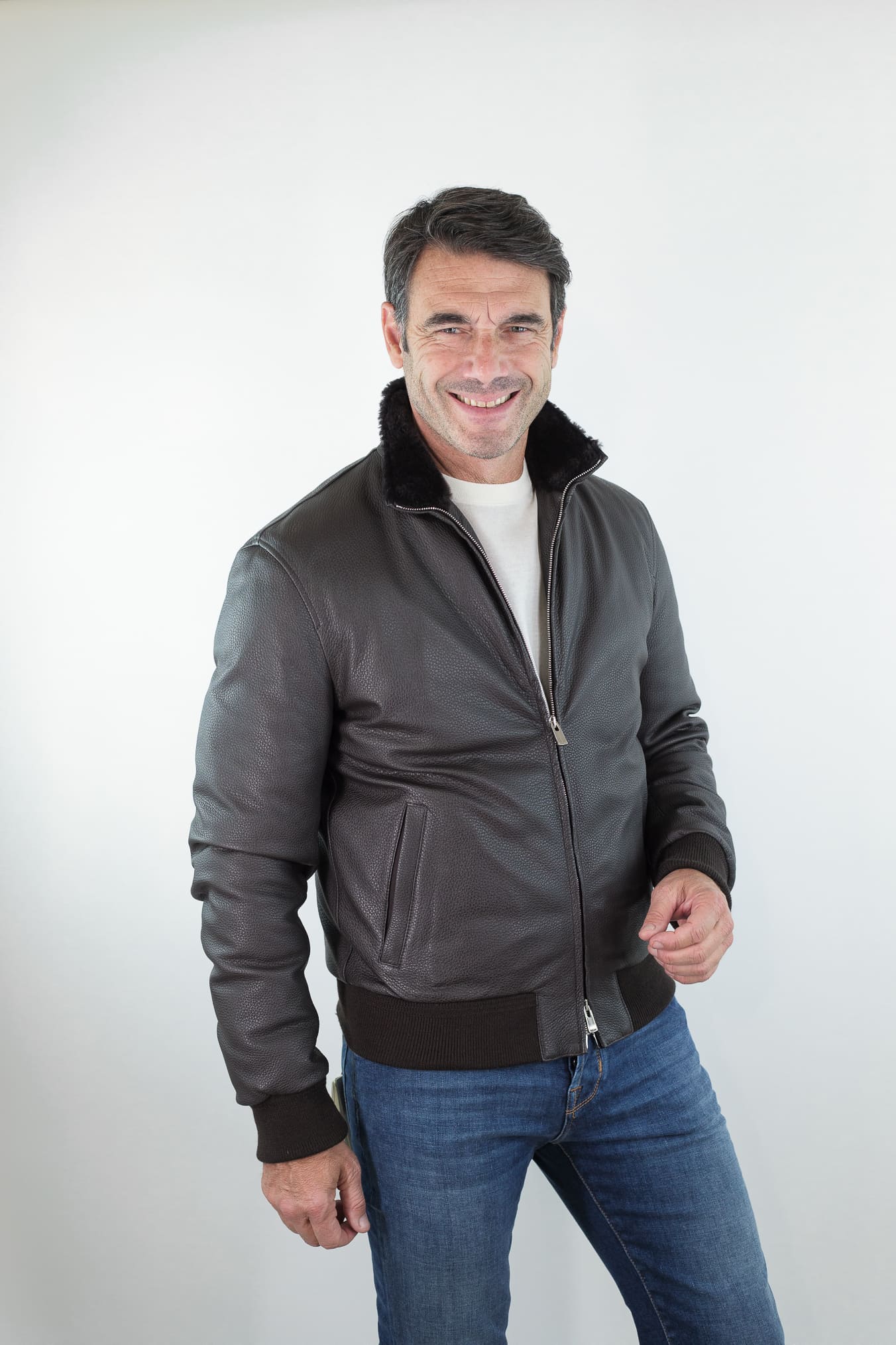 CONTRASTWAY Giubbino Cervo Imbottito Testa Moro