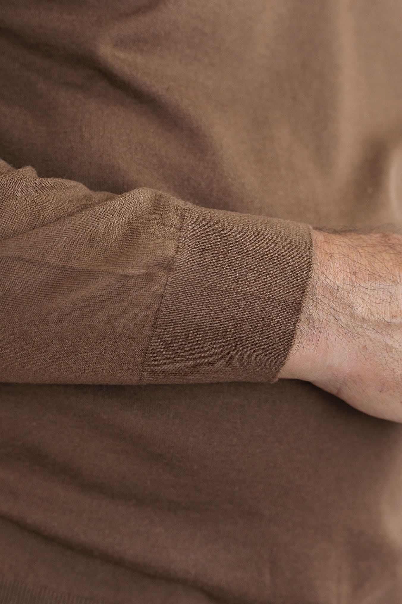 DRUMOHR Girocollo Cashmere Superlight Marrone