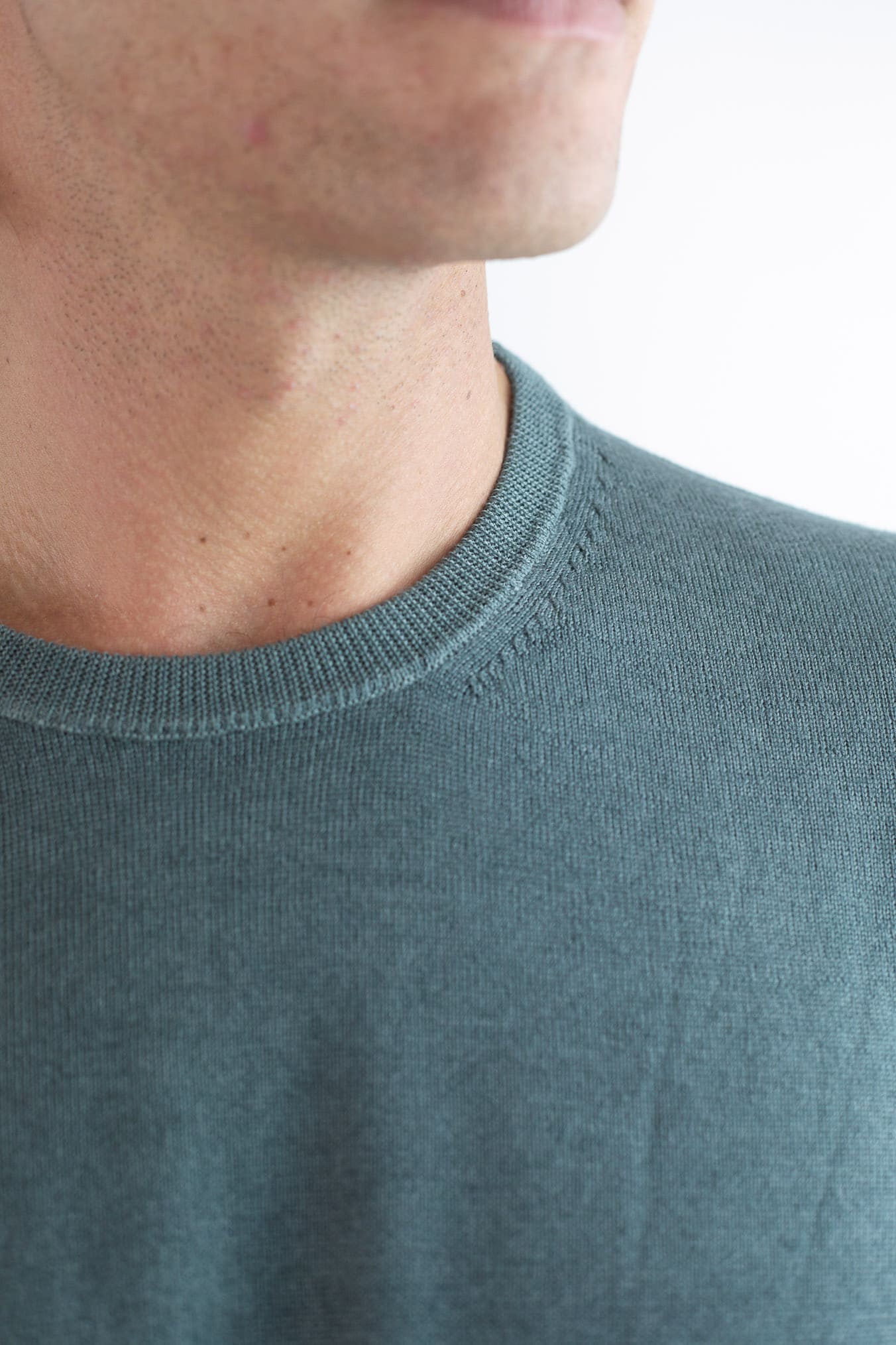 DRUMOHR Maglia Girocollo Lana Merinos Extrafine Verde