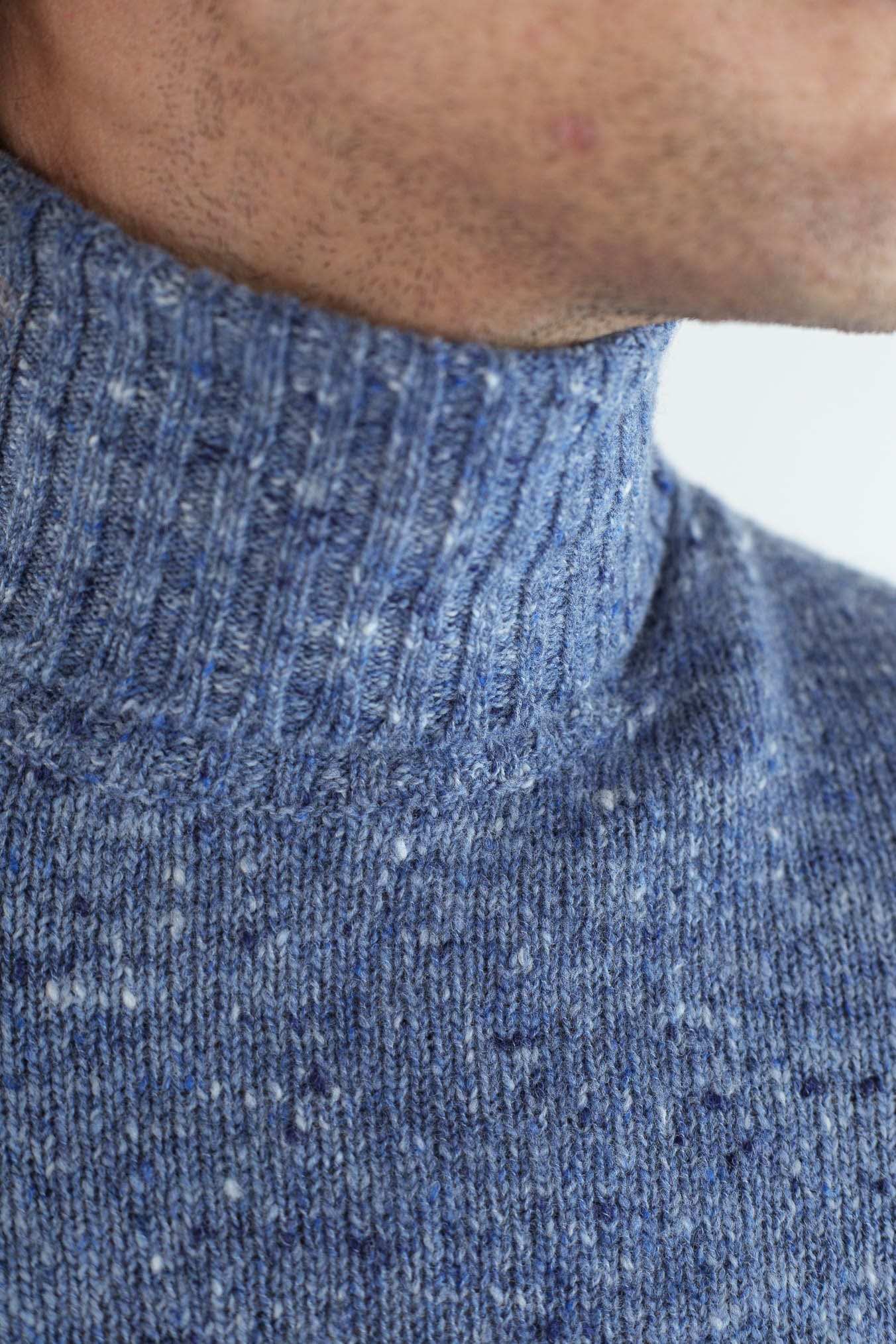 DRUMOHR Dolcevita Lana e Cashmere Denim Melange