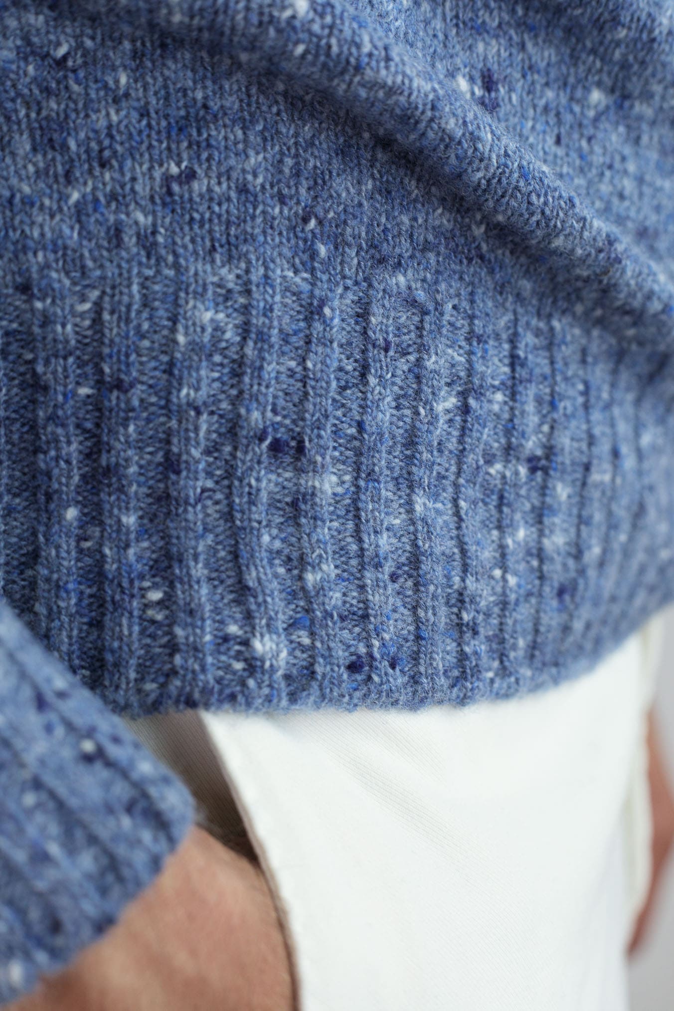 DRUMOHR Dolcevita Lana e Cashmere Denim Melange