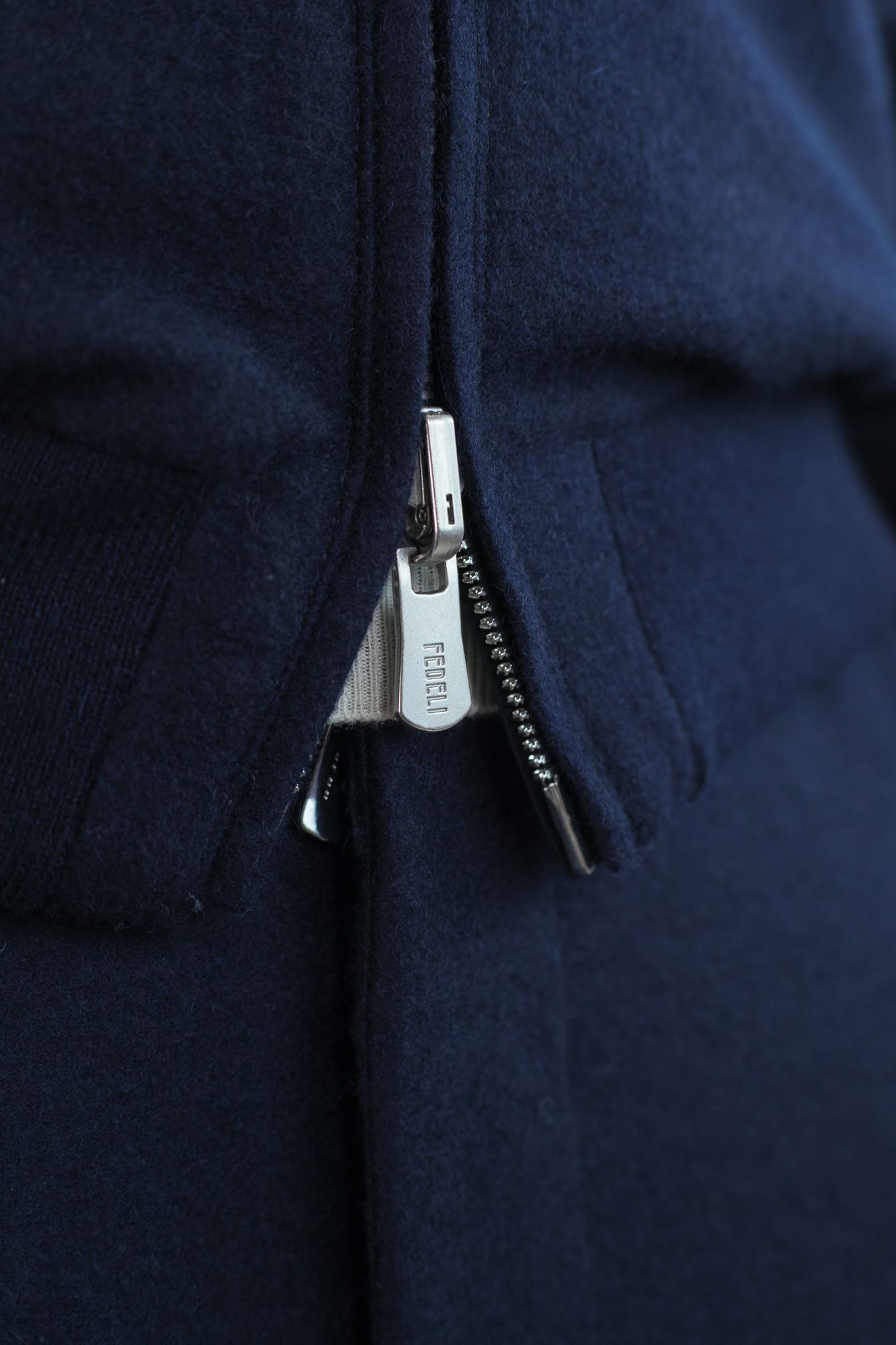 FEDELI Bomber Reversibile "Start" Cashmere Flanel Airstop