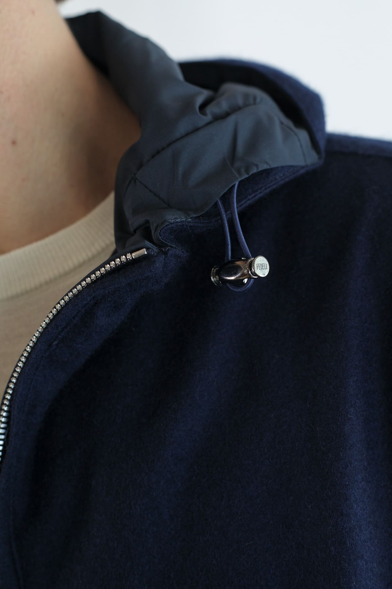 FEDELI Bomber Reversibile "Start" Cashmere Flanel Airstop