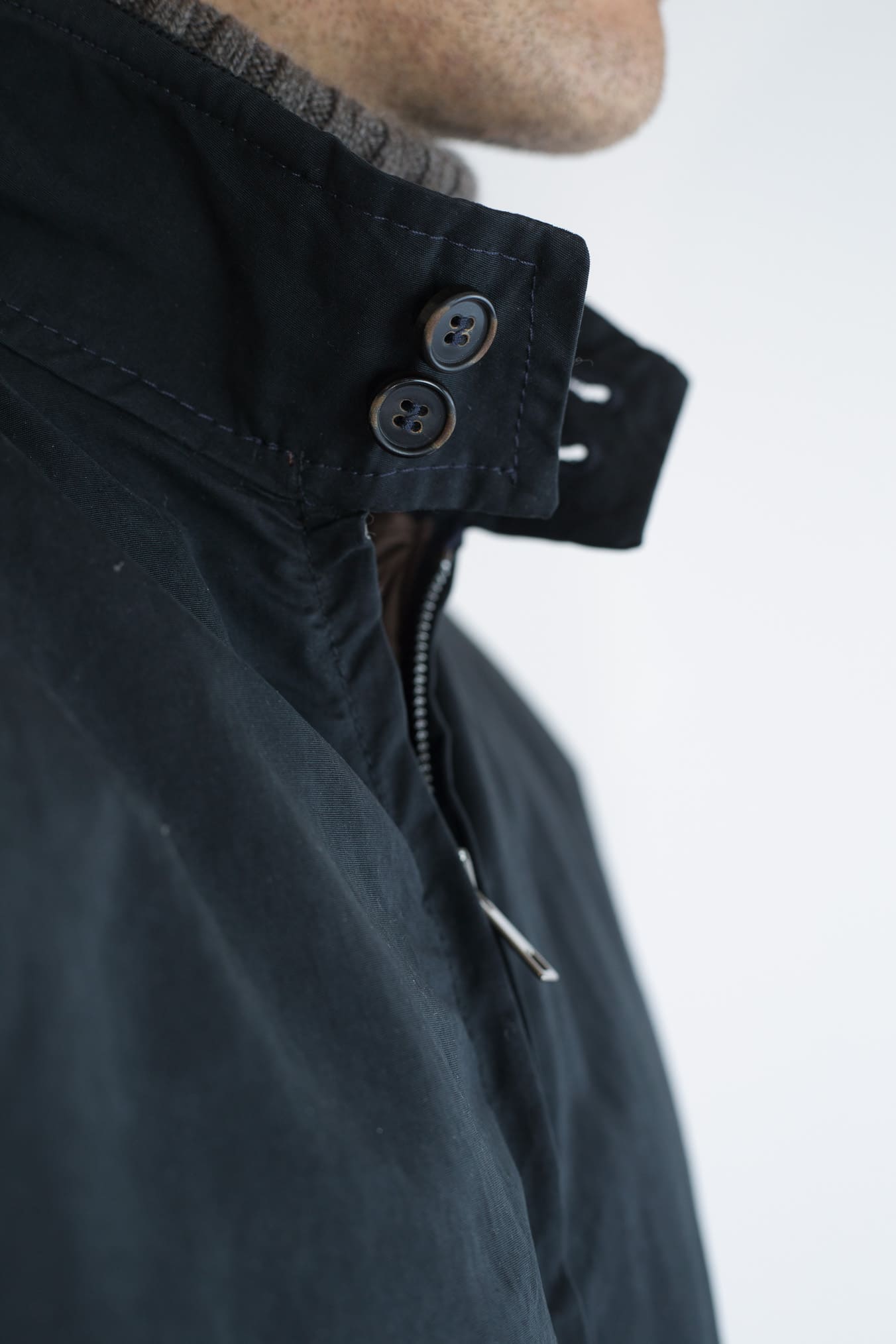 GUARINO Giubbino Cotone Water-repellent Blu