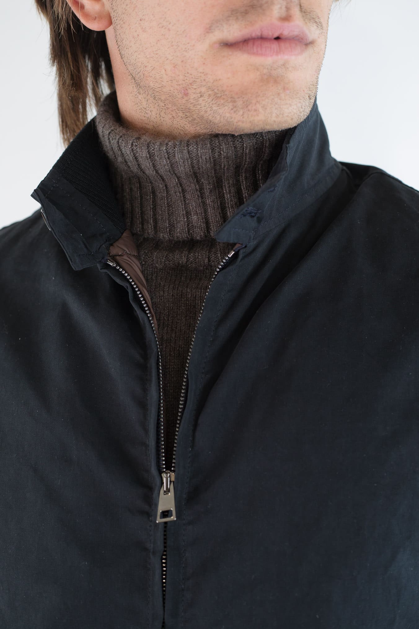 GUARINO Giubbino Cotone Water-repellent Blu