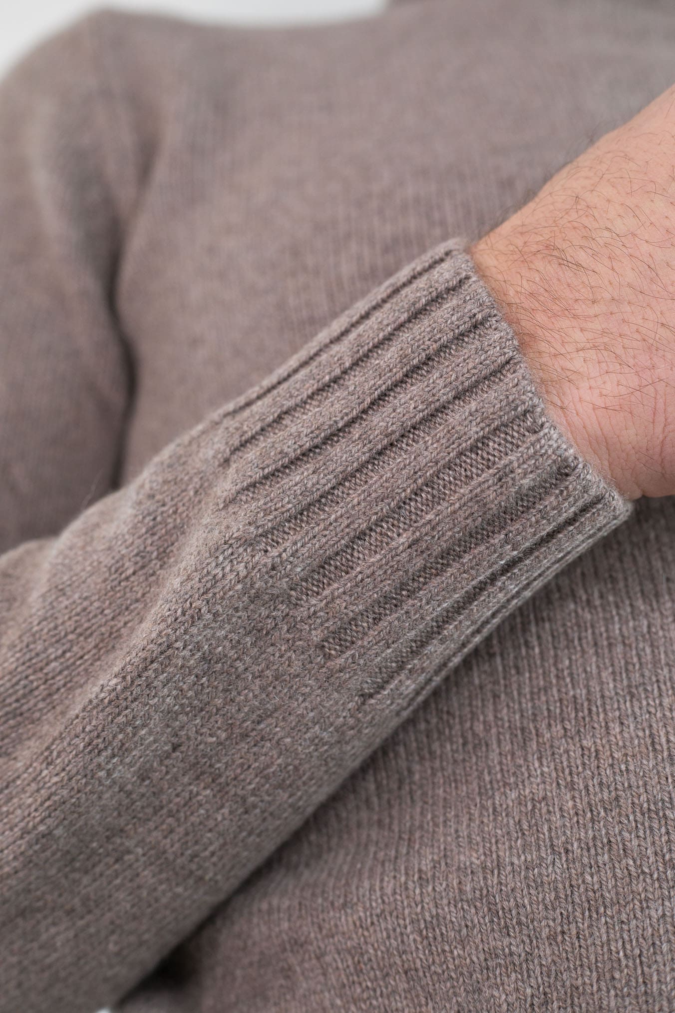 GUARINO Dolcevita Cashmere Corsehair Tortora