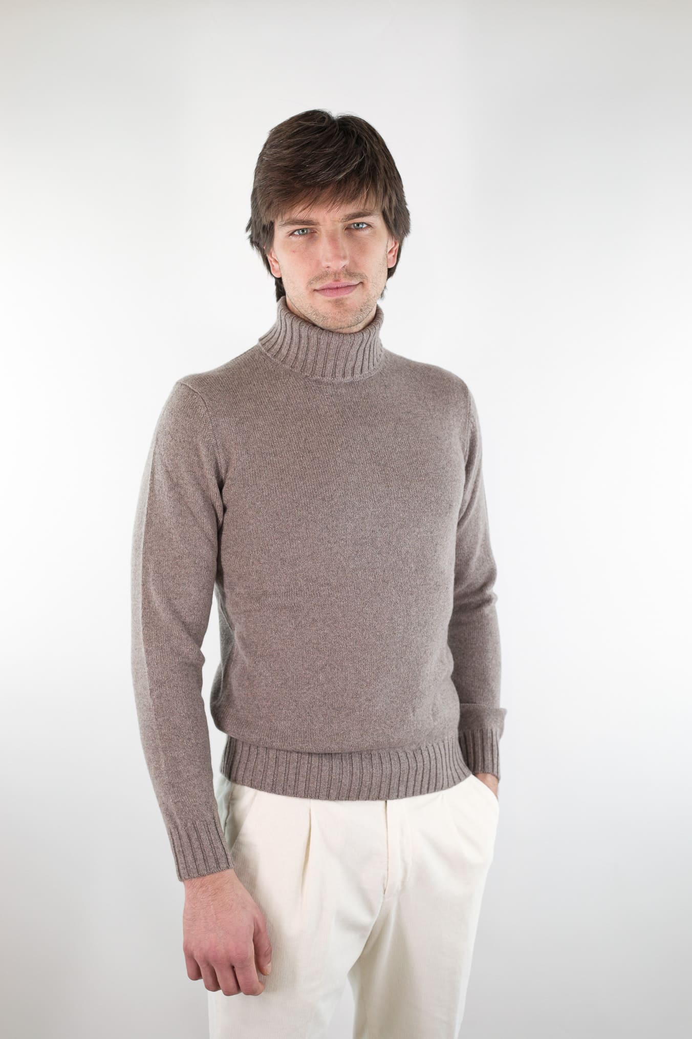 GUARINO Dolcevita Cashmere Corsehair Tortora