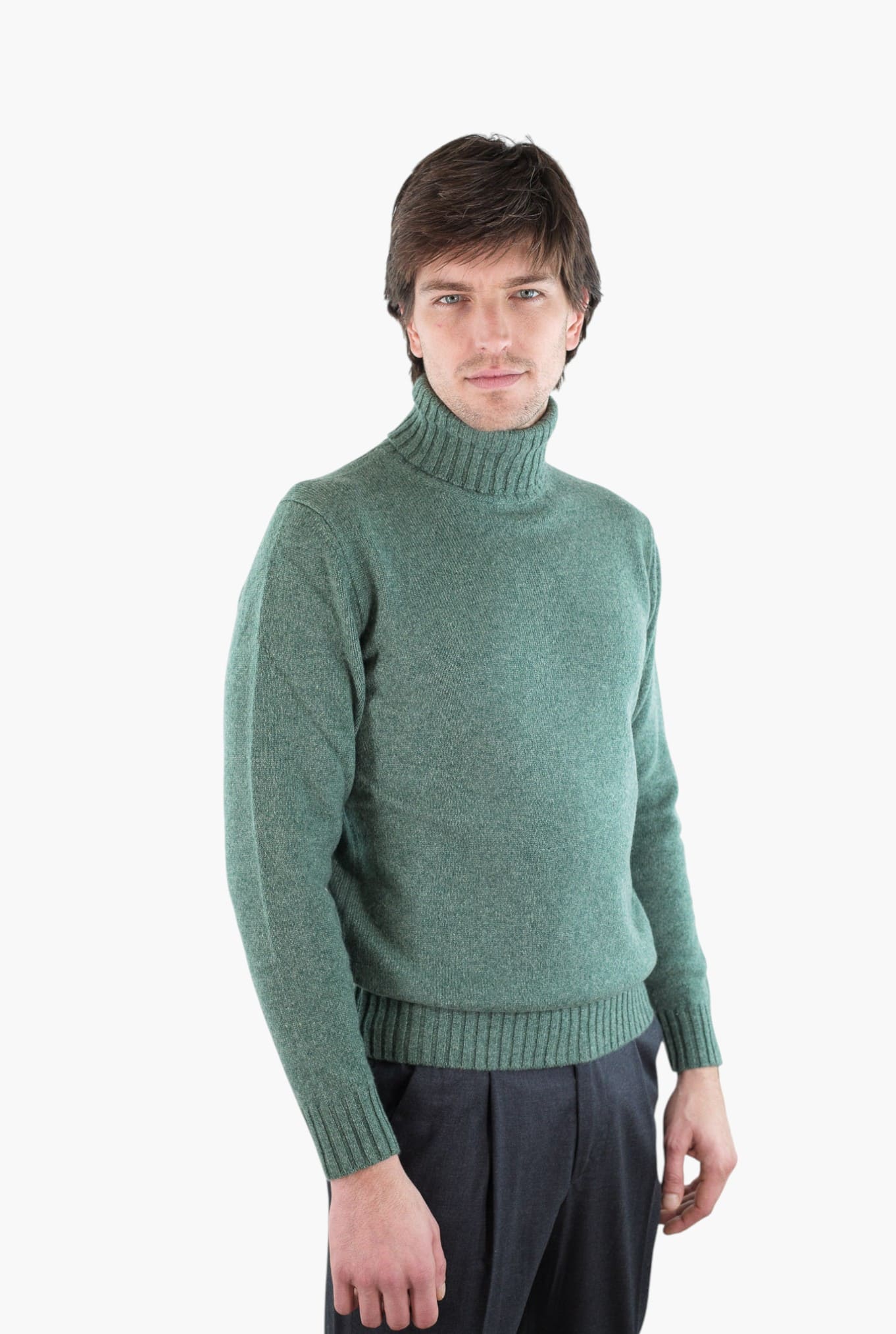 GUARINO Dolcevita Cashmere Corsehair Verde