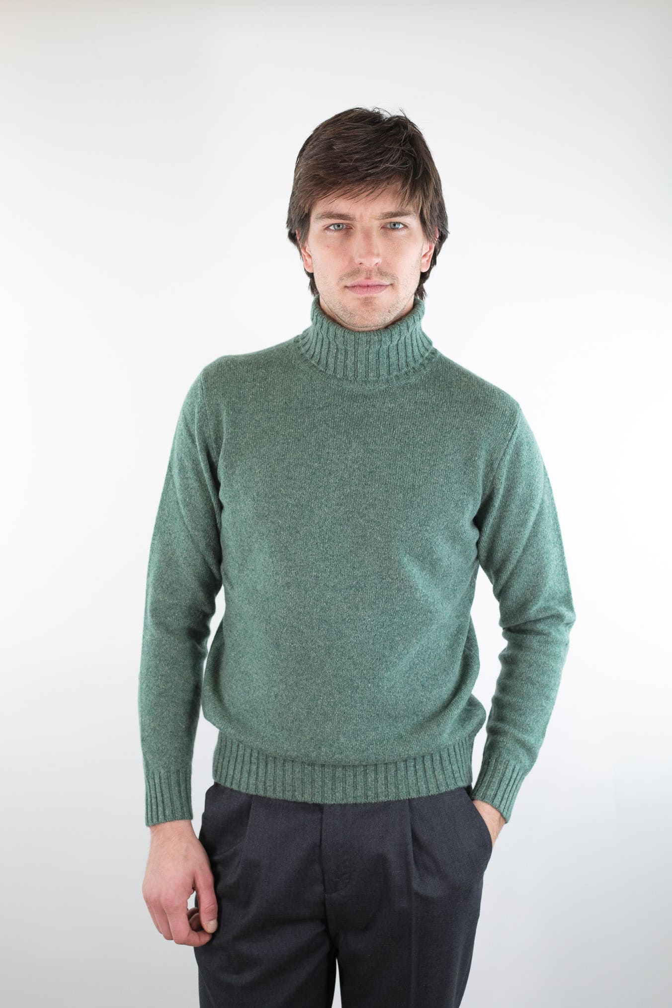 GUARINO Dolcevita Cashmere Corsehair Verde