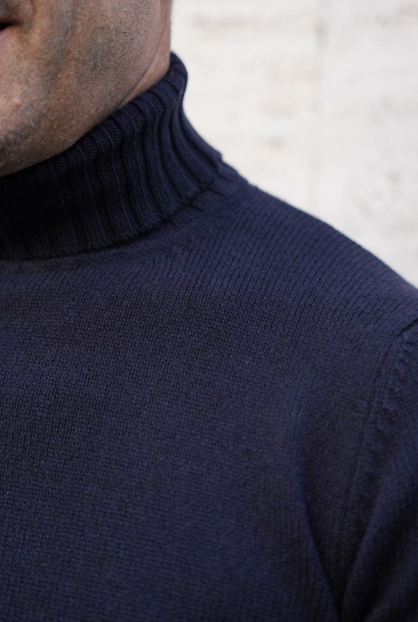 GUARINO Dolcevita Cashmere Corsehair Blu Navy