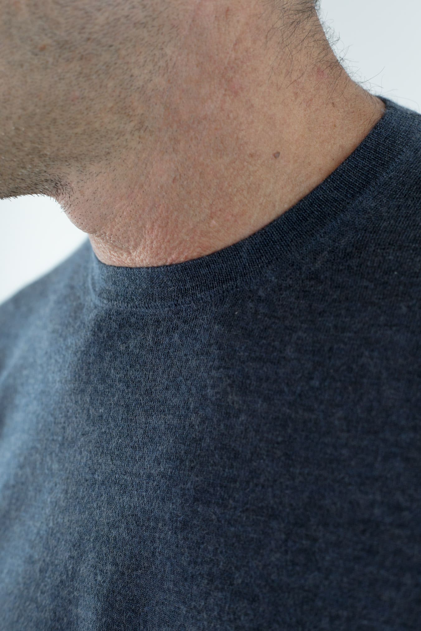 GUARINO Girocollo Cashmere Seta Superlight Blu Chiaro