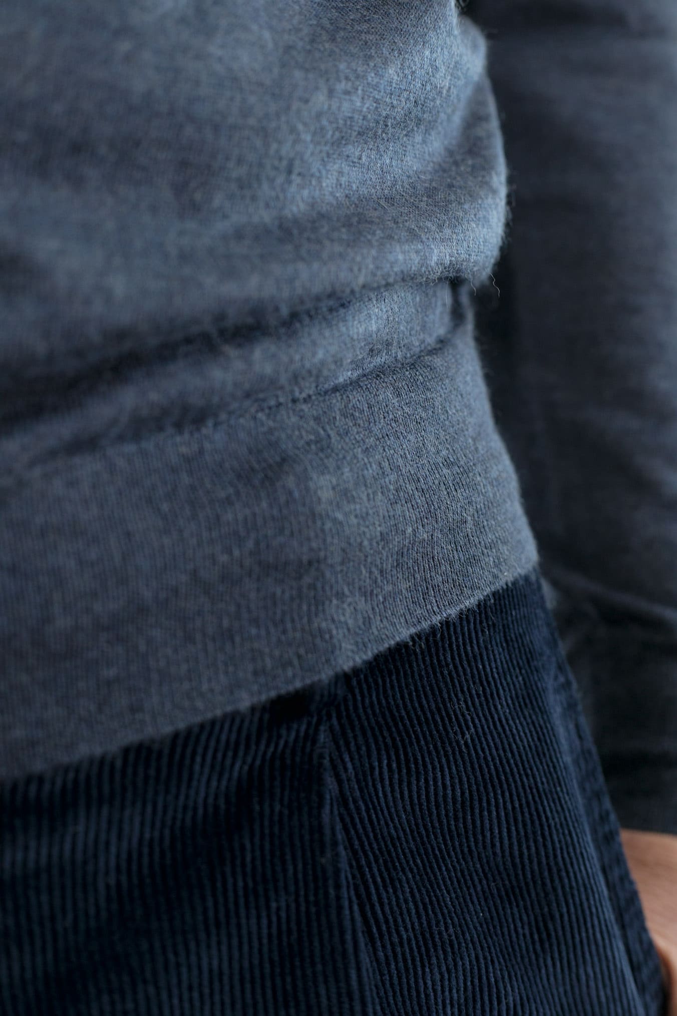 GUARINO Girocollo Cashmere Seta Superlight Blu Chiaro