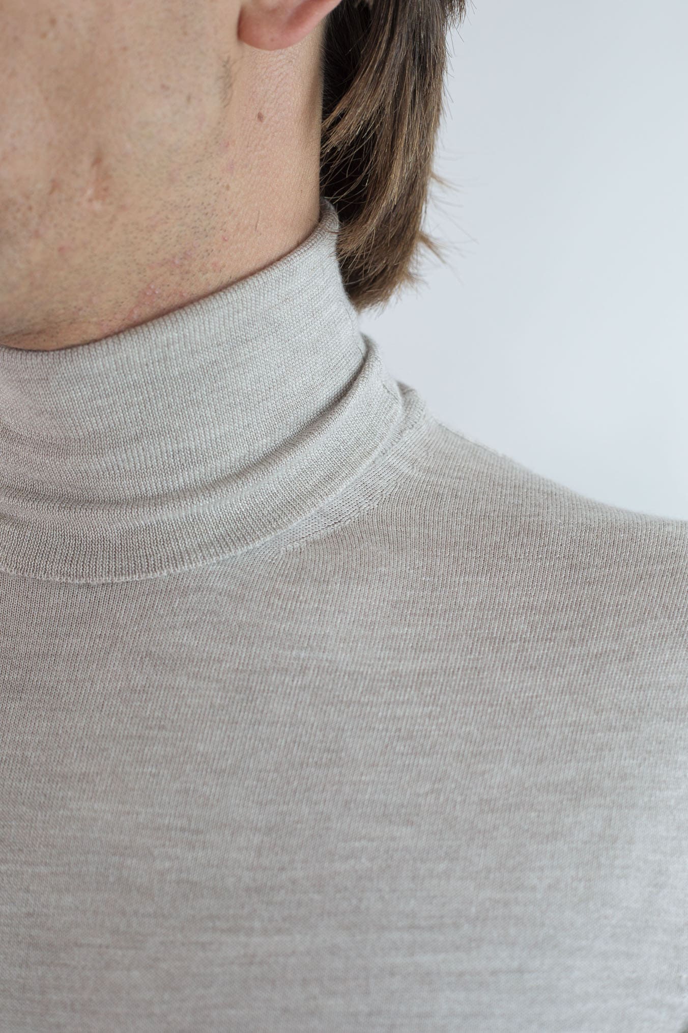 GUARINO Dolcevita Cashmere e Seta Superlight Beige