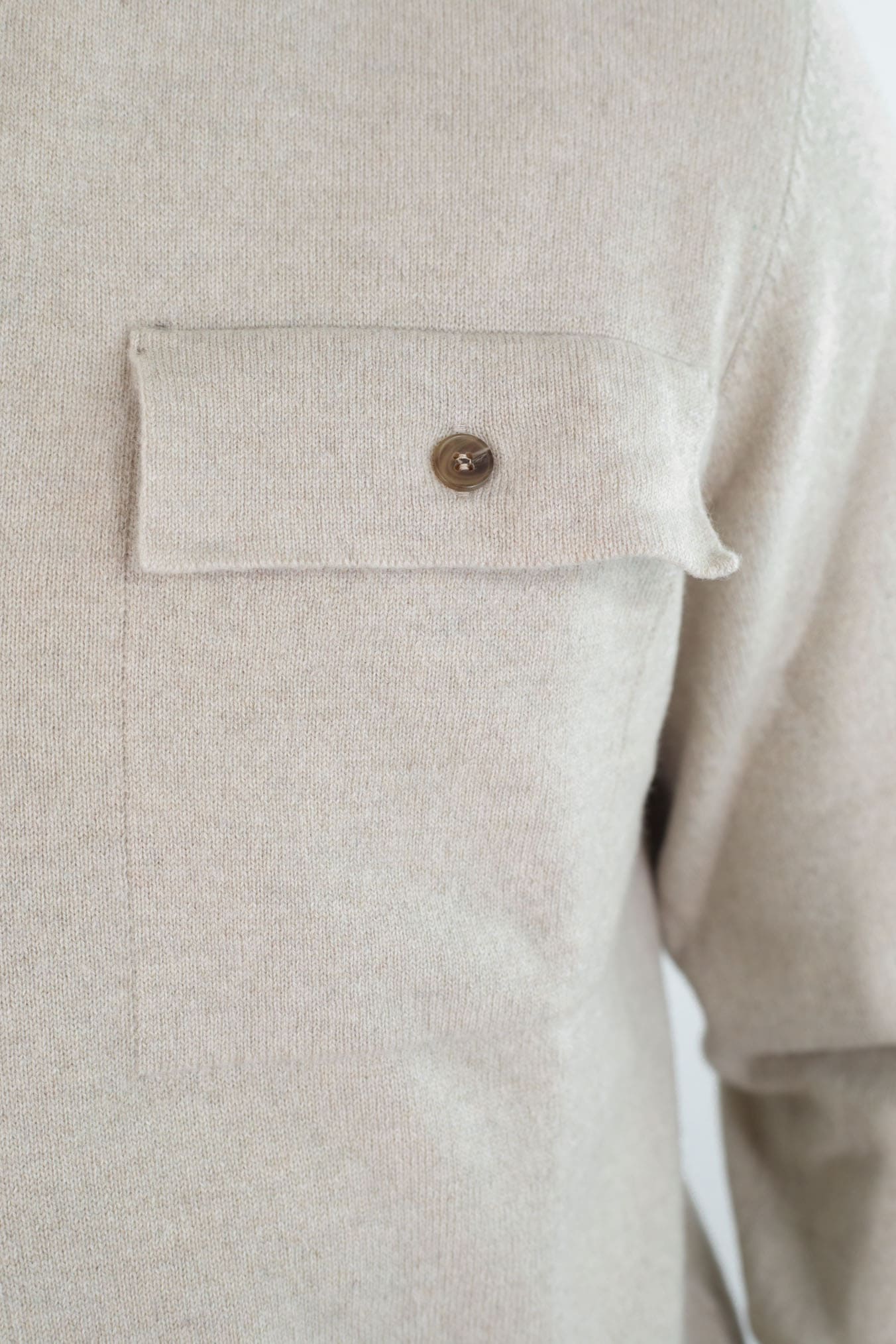 GUARINO Overshirt Cashmere Sabbia