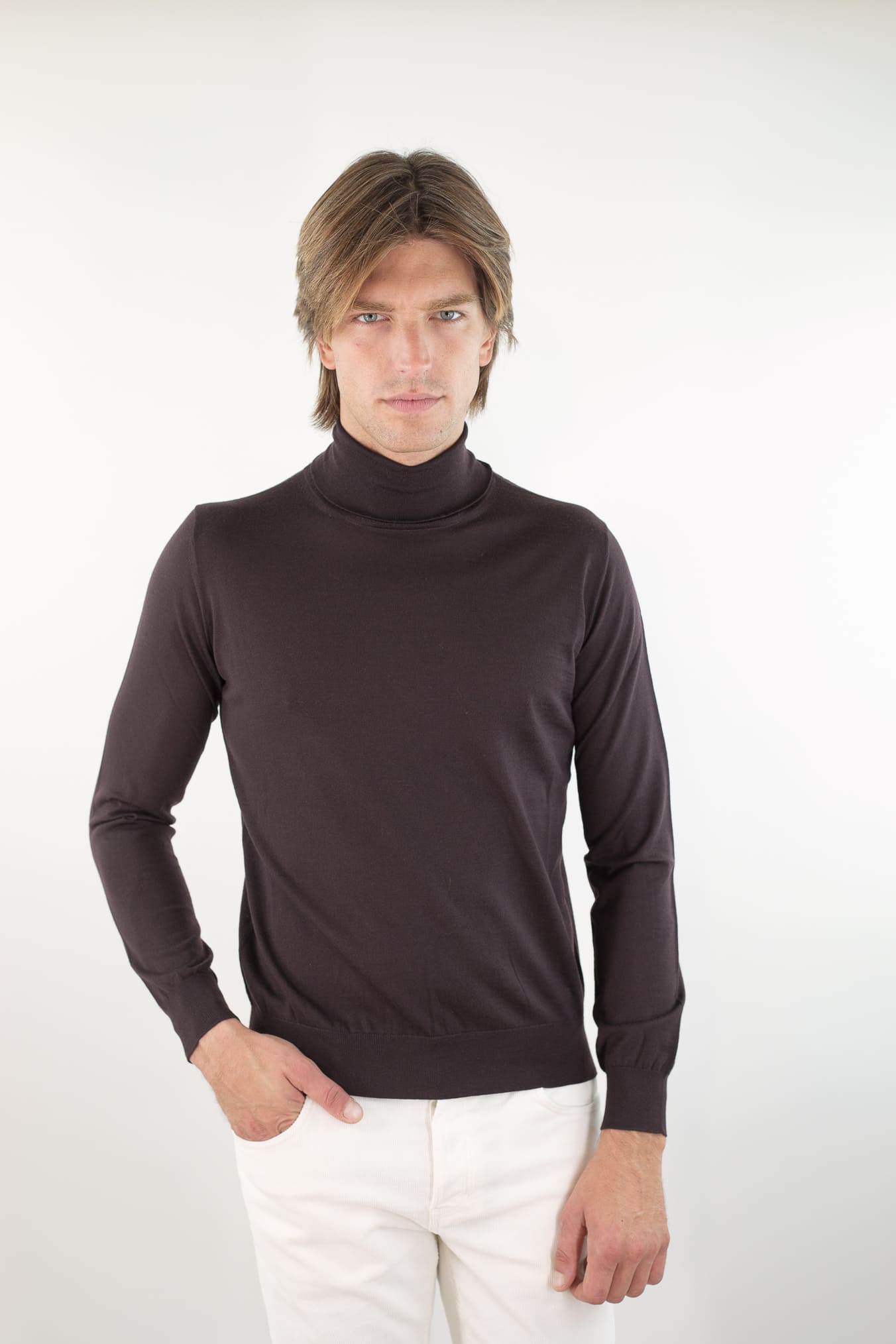 GUARINO Dolcevita Lana Super 140's Testa Moro