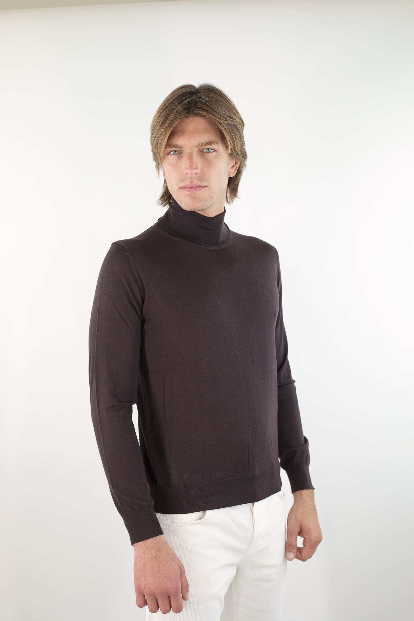 GUARINO Dolcevita Lana Super 140's Testa Moro