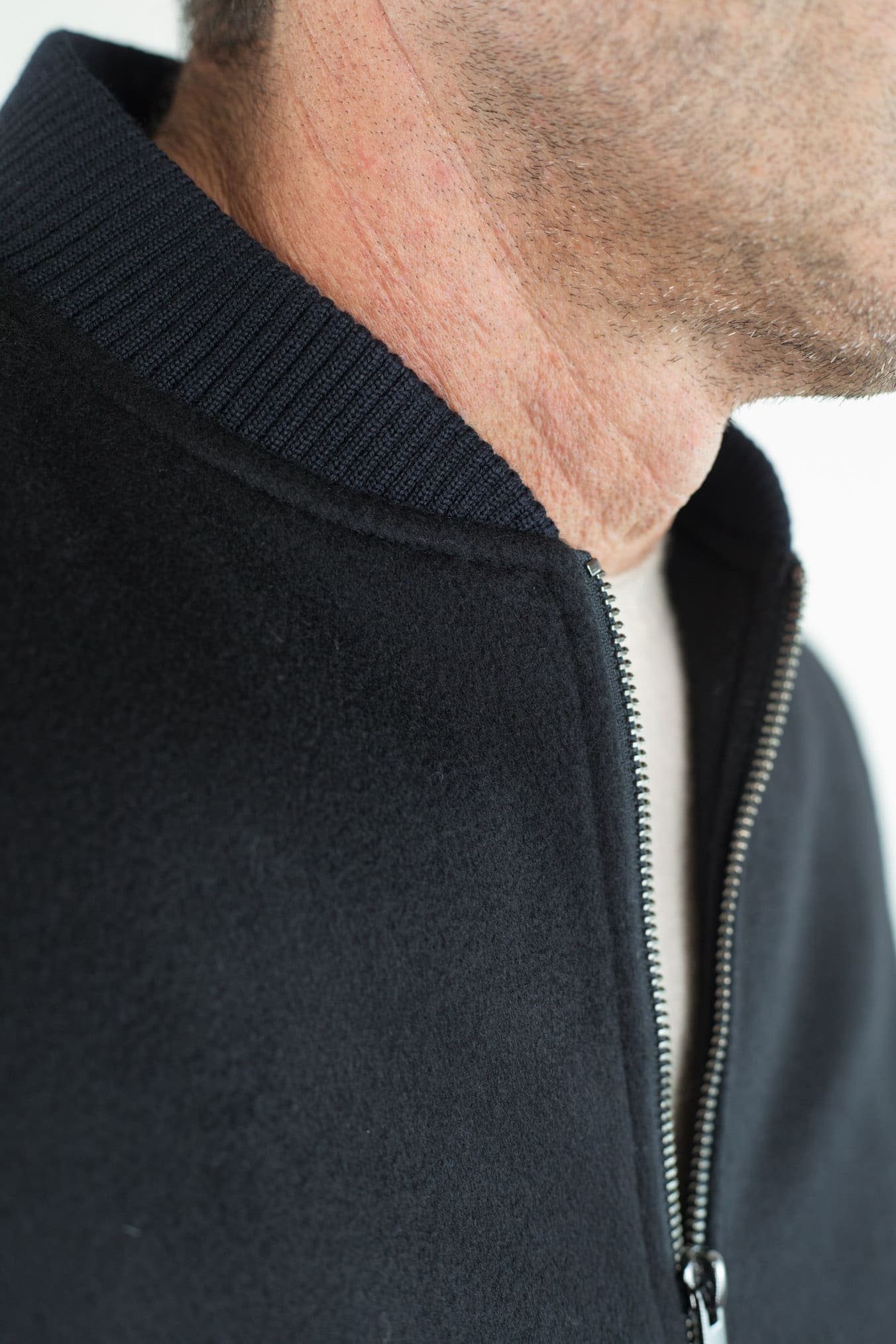 GUARINO Bomber Cashmere Blu Scuro