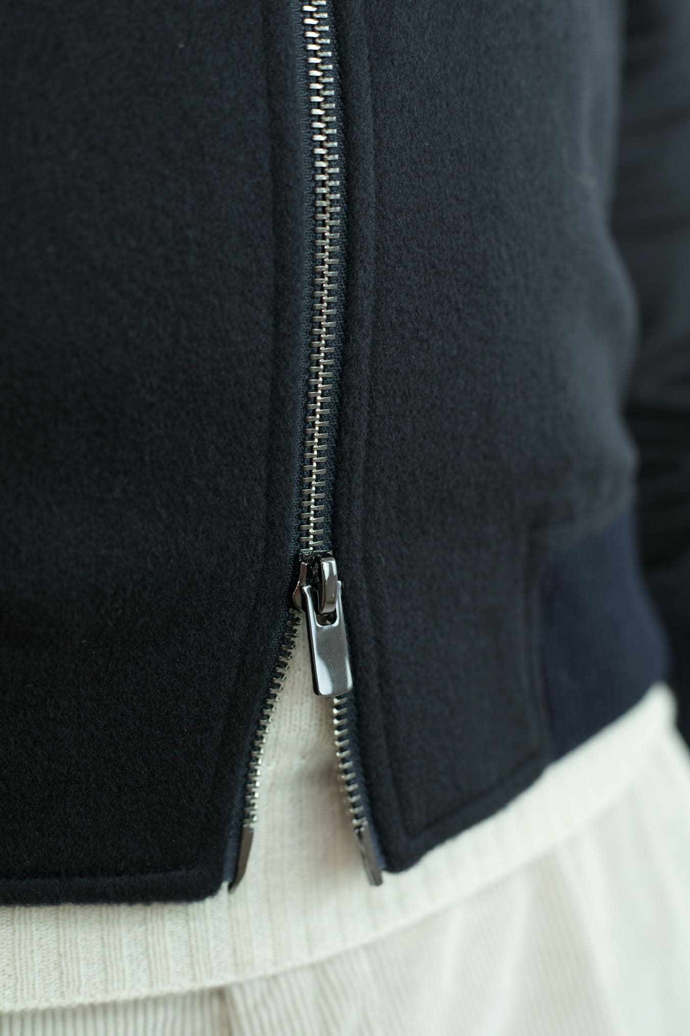 GUARINO Bomber Cashmere Blu Scuro