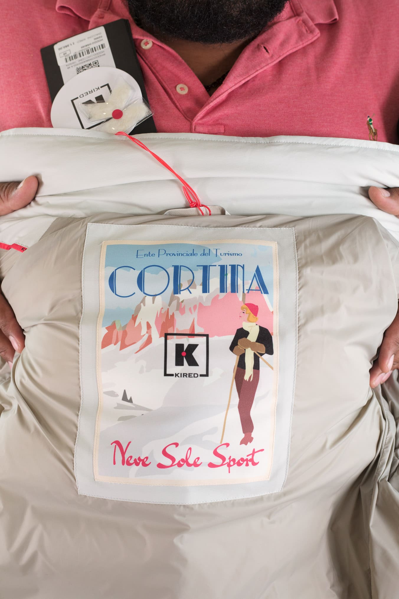 KIRED Piumino 3/4 "Hoodo" Ghiaccio