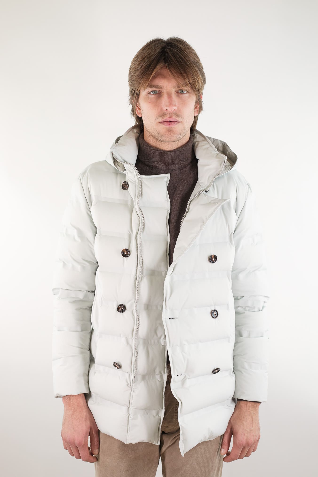 KIRED Piumino 3/4 "Hoodo" Ghiaccio